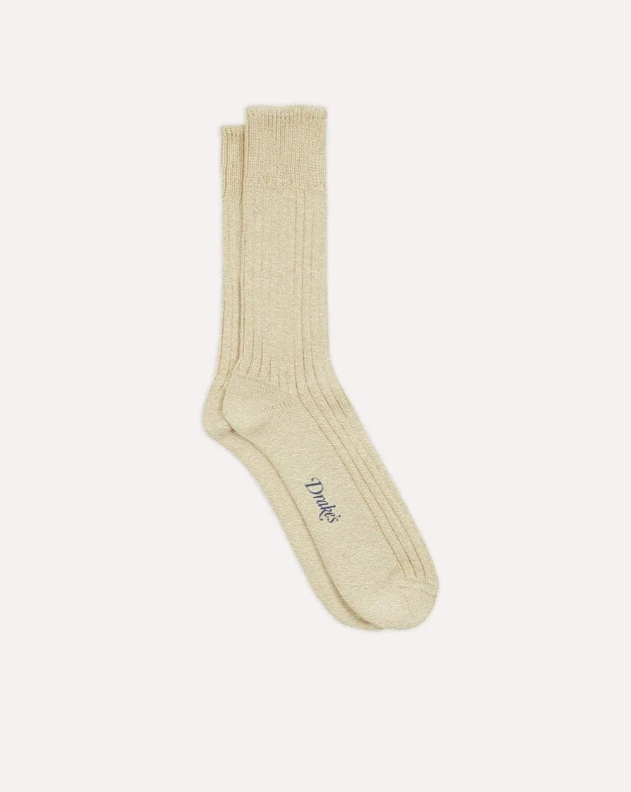 Cotton Sport Sock - Ecru Melange