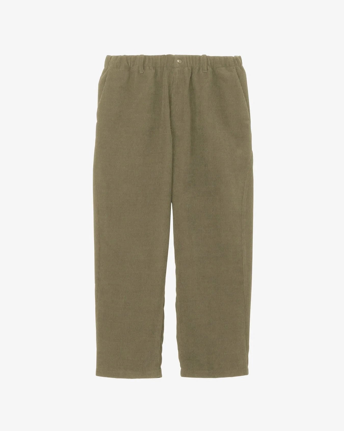 Fine Wale Corduroy Straight Pants - Taupe Fawn