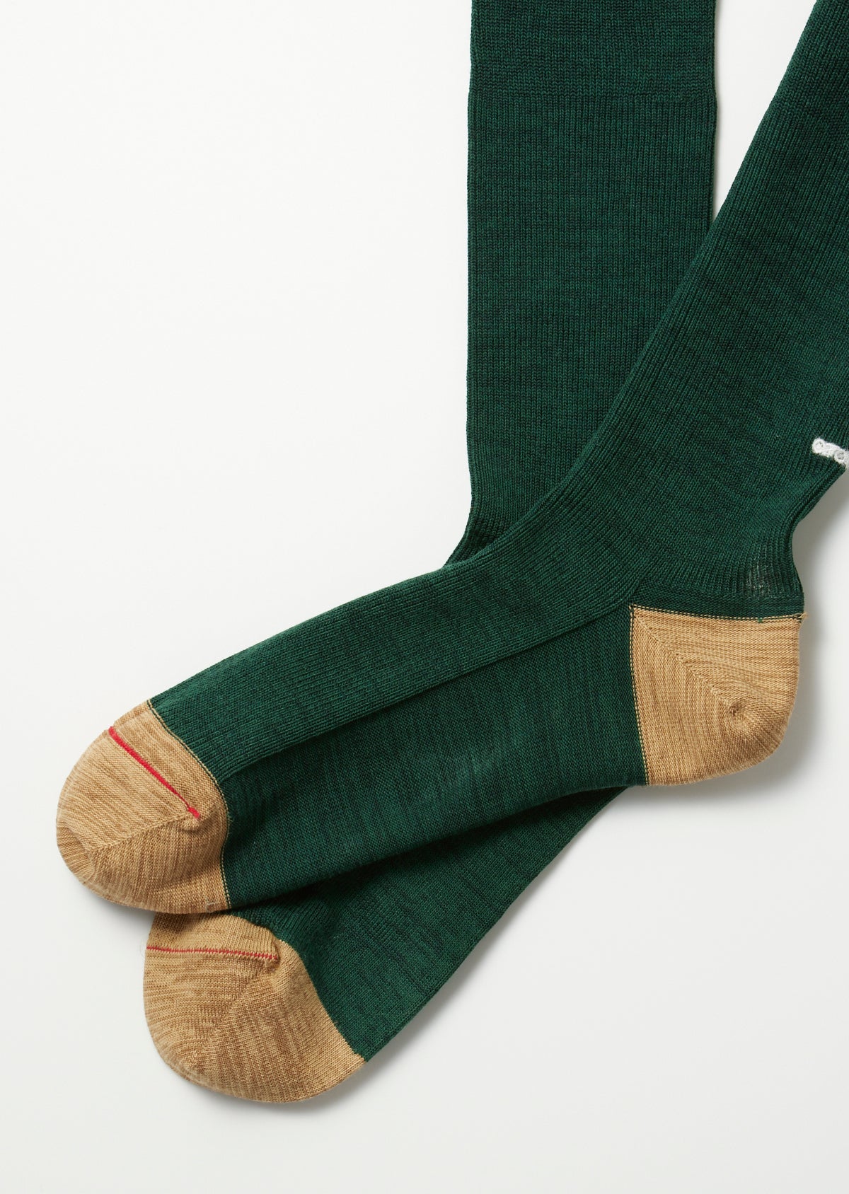 Organic Cotton & Recycle Polyester Ribbed Crew Socks