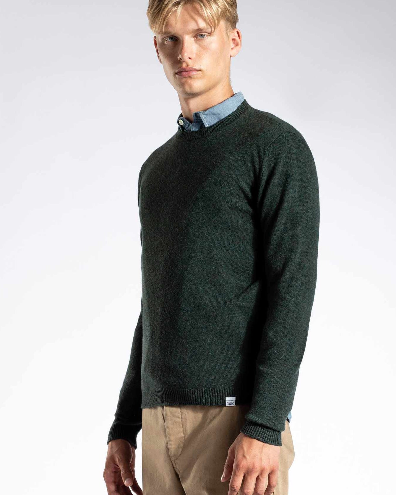 Sigfred Lambswool - Forest Green