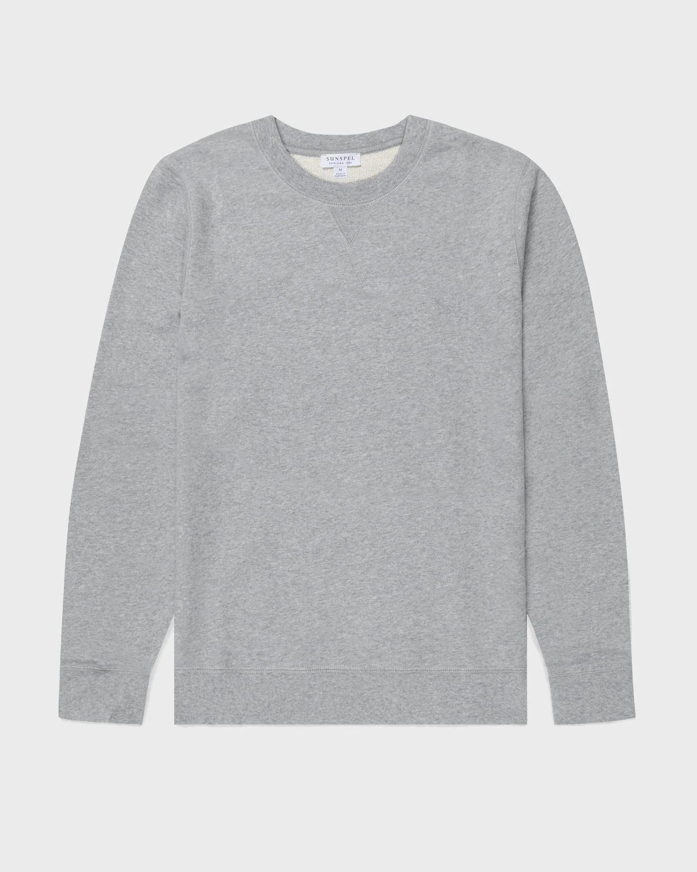 Cotton Loopback Sweatshirt - Grey Melange