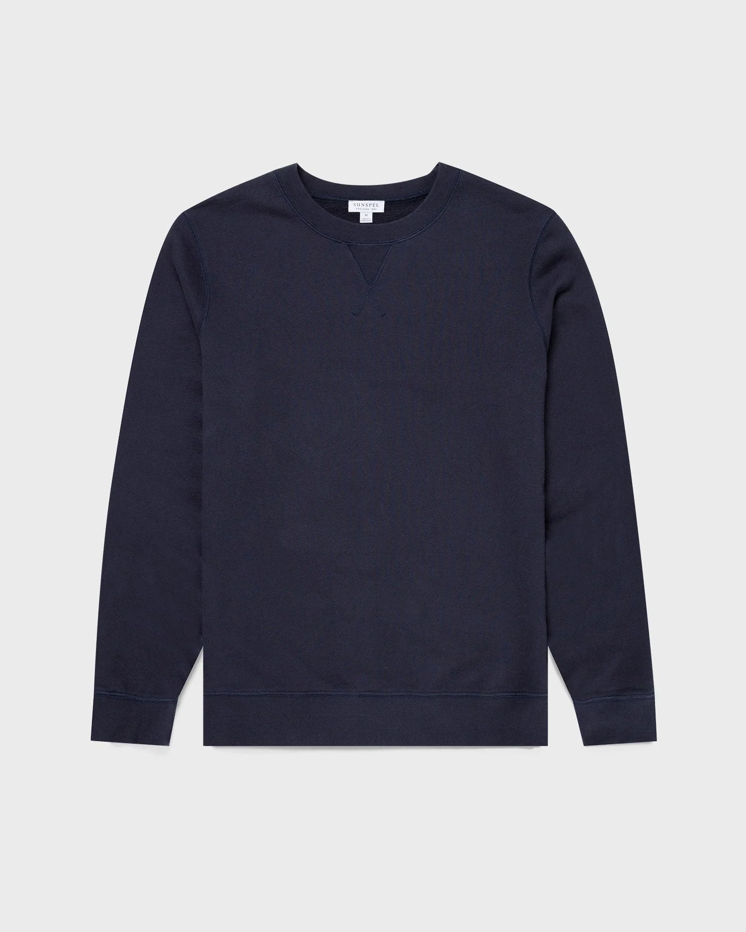 Cotton Loopback Sweatshirt - Navy