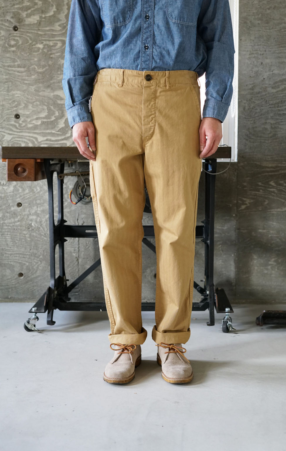 French Work Pants - Khaki