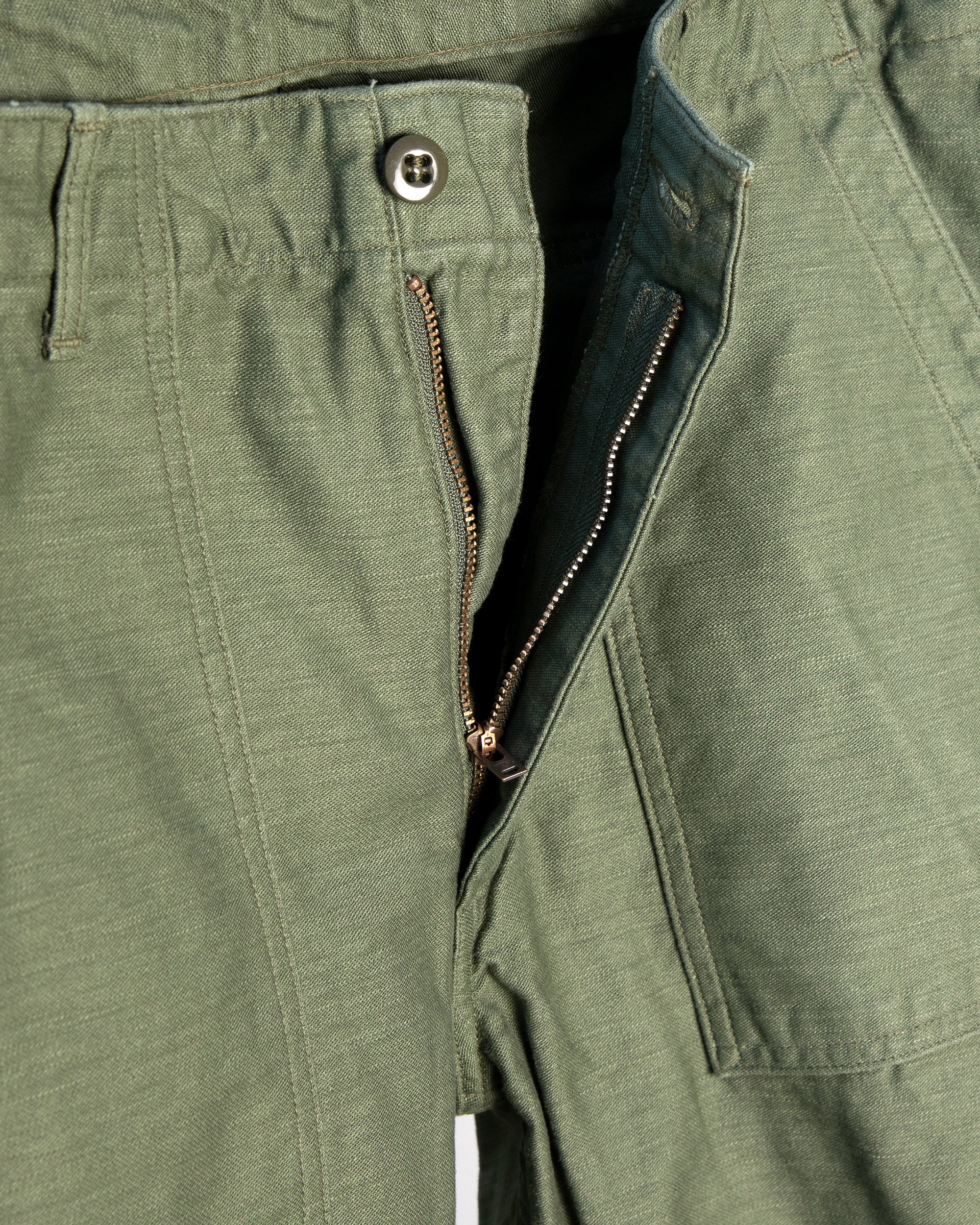 Slim Fit US Army Fatigue Pant - Green