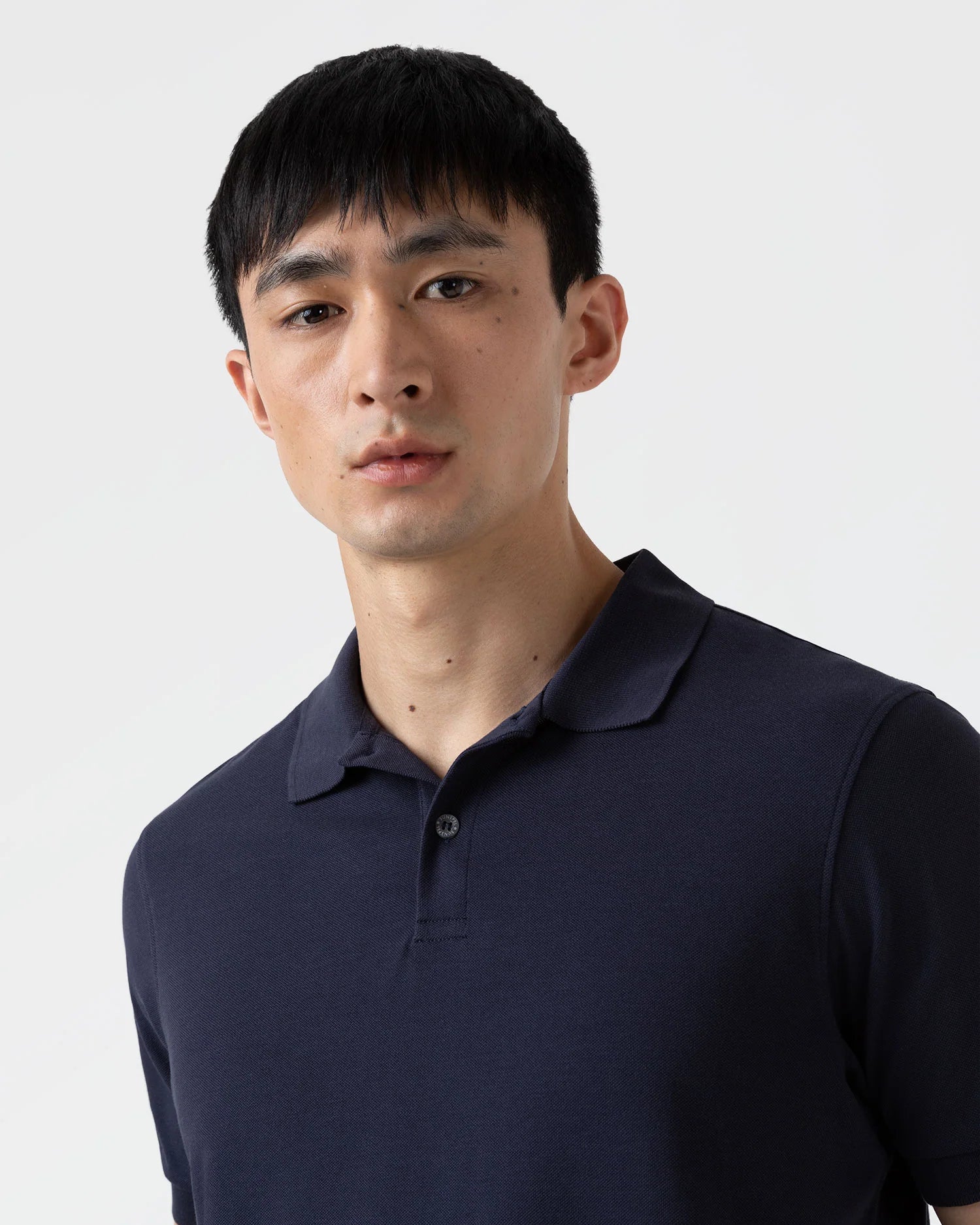 Piqué Polo Shirt - Navy