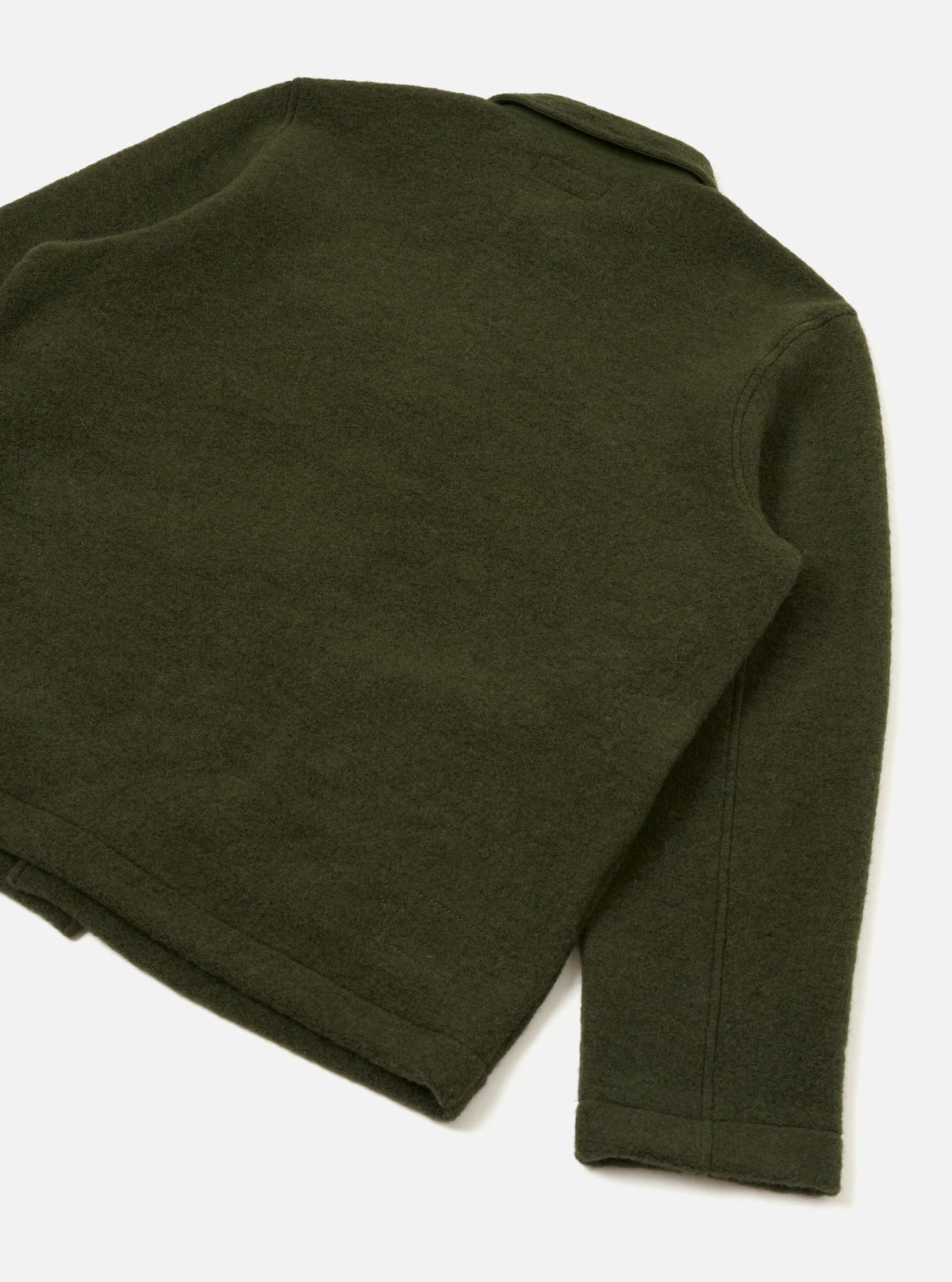 Wool Fleece Field Jacket - Olive