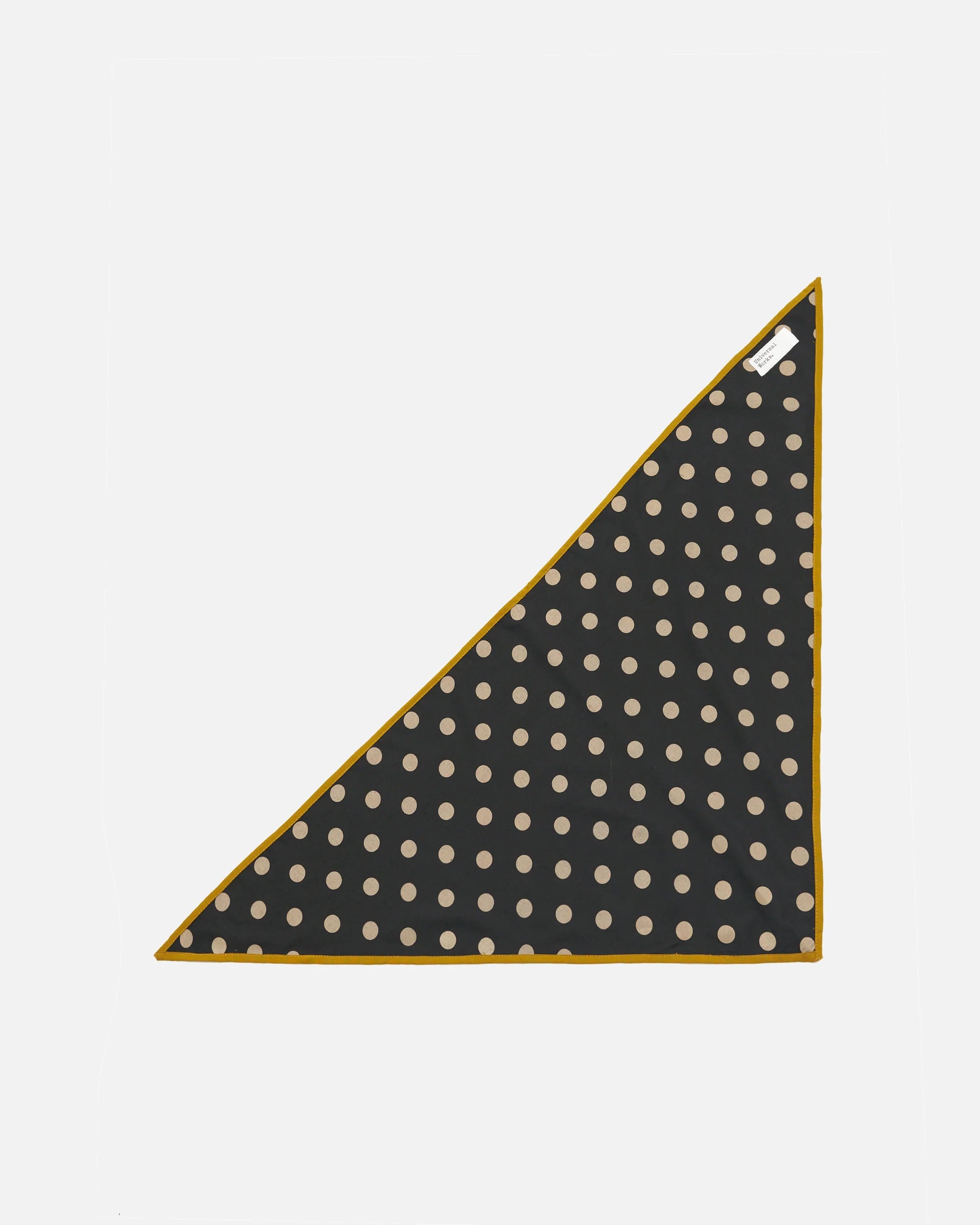 Scout Scarf - Black Bold Dot Print Rayon