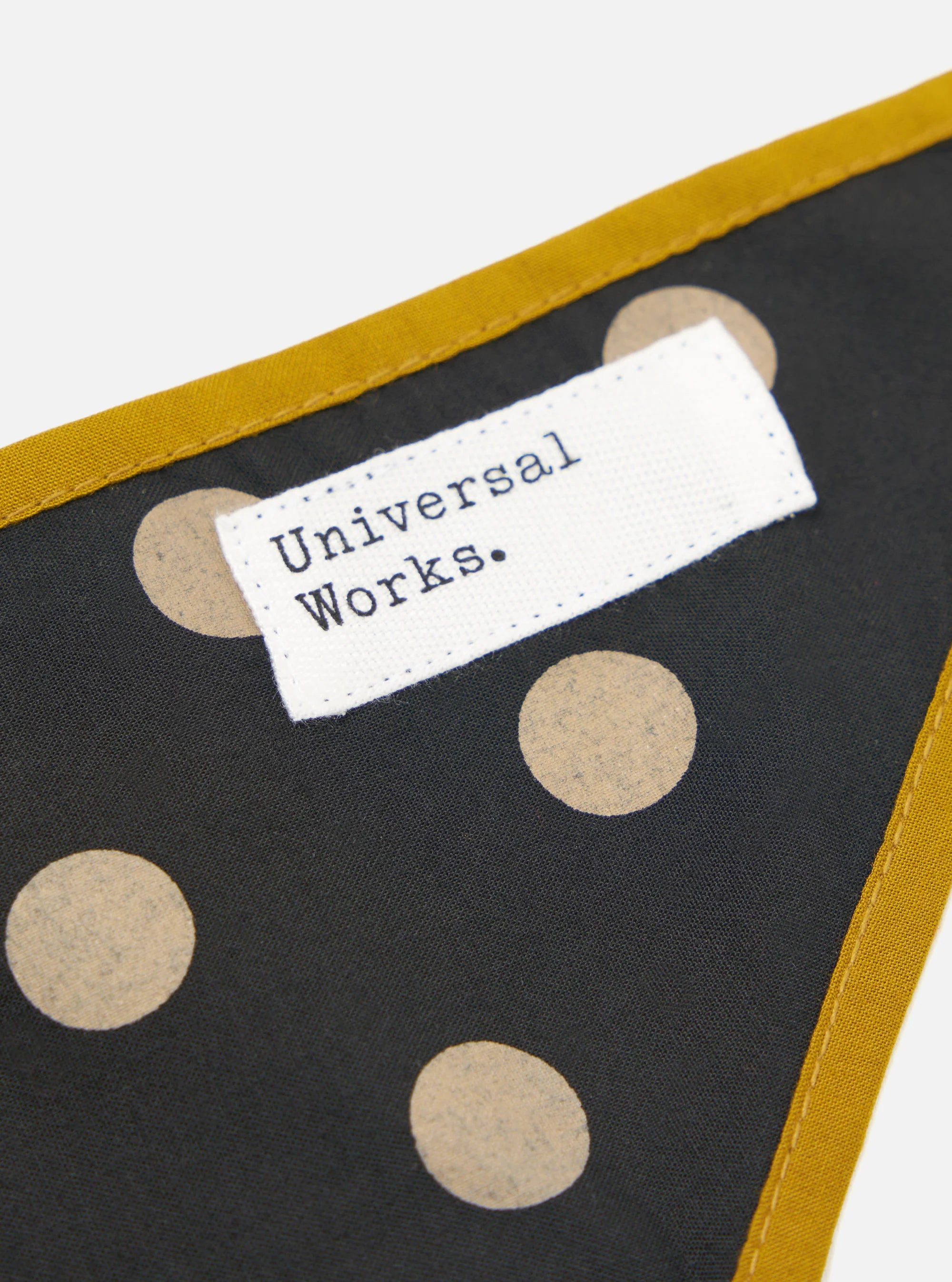 Scout Scarf - Black Bold Dot Print Rayon