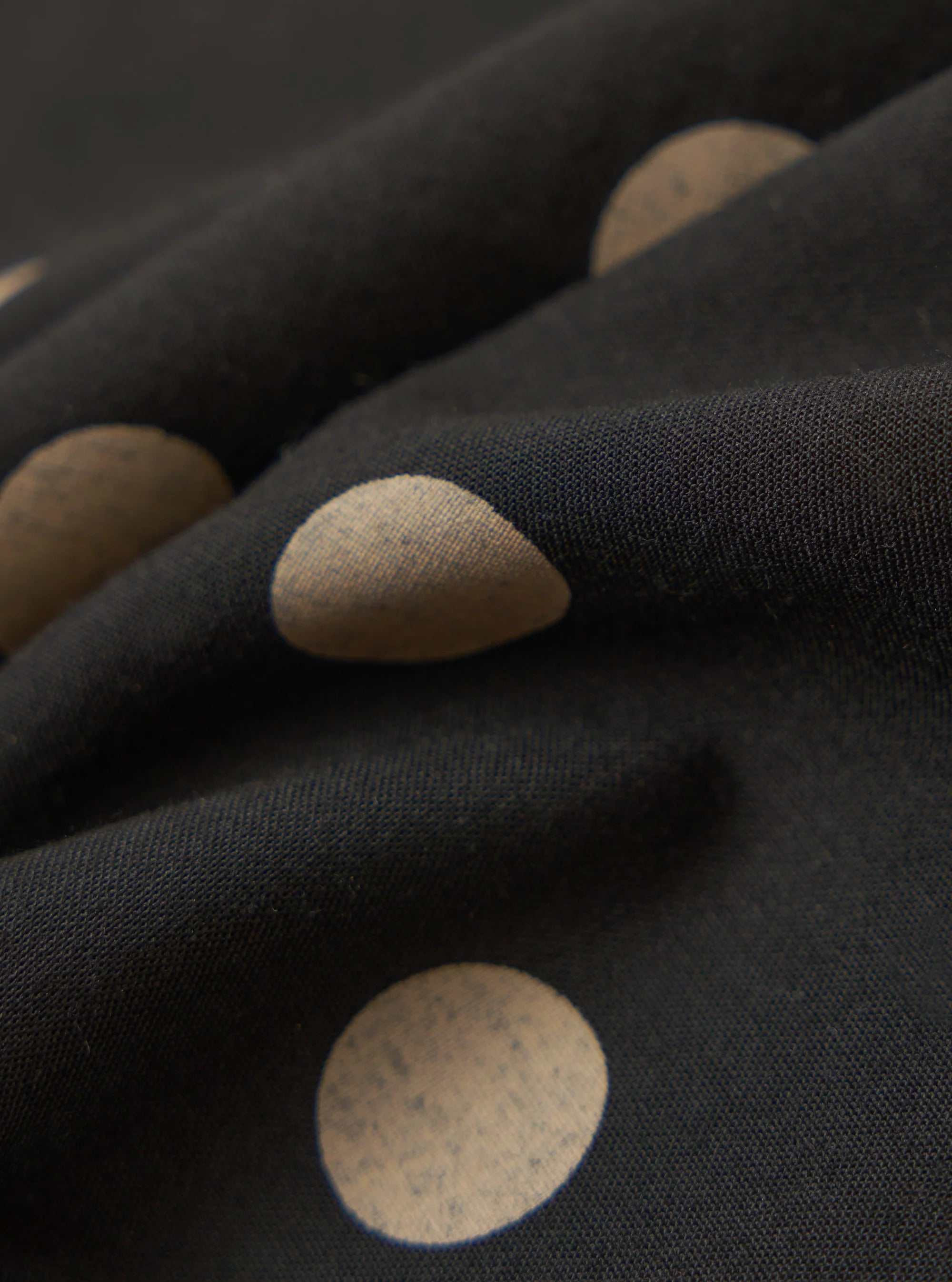 Scout Scarf - Black Bold Dot Print Rayon