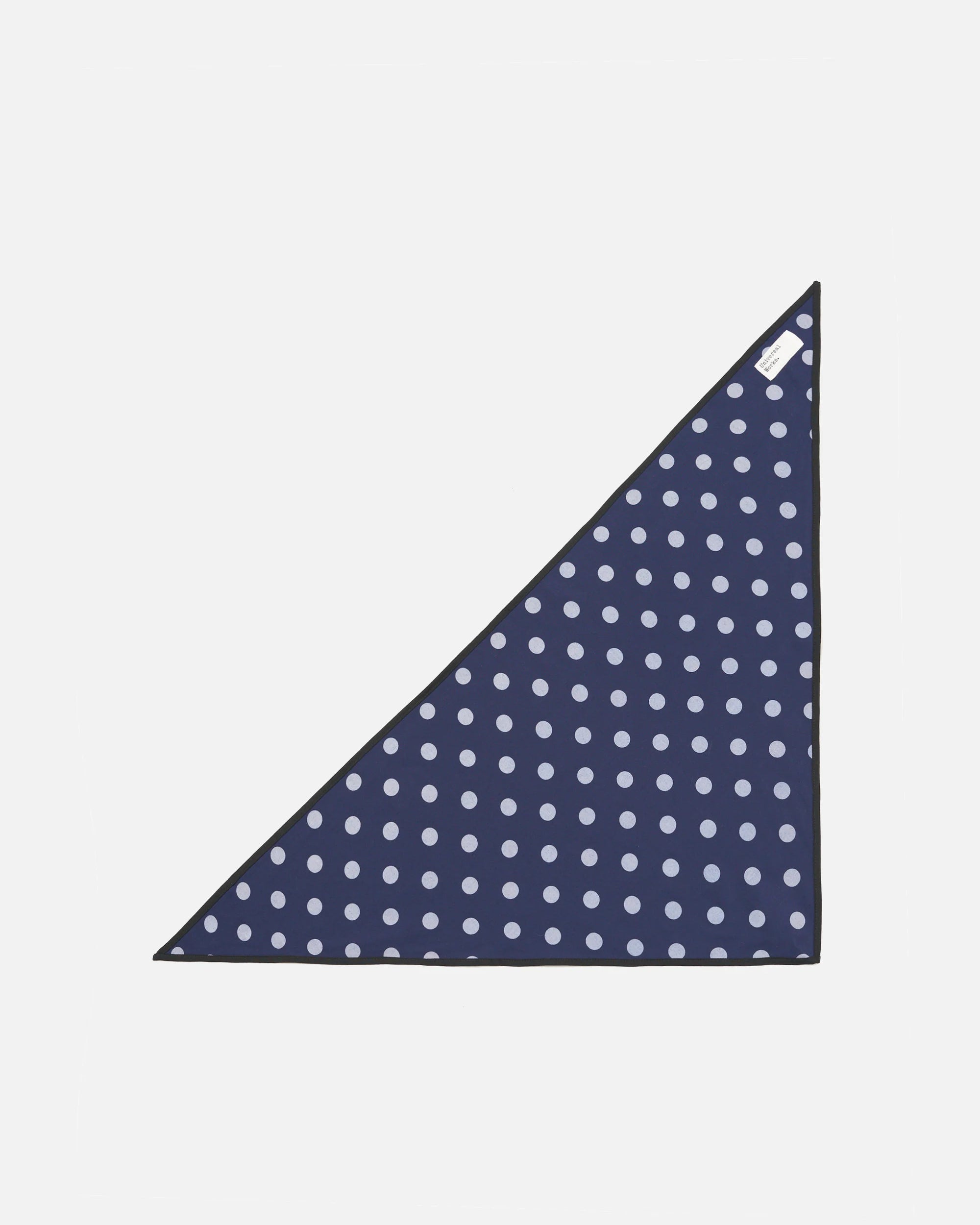 Scout Scarf - Navy Bold Dot Print Rayon