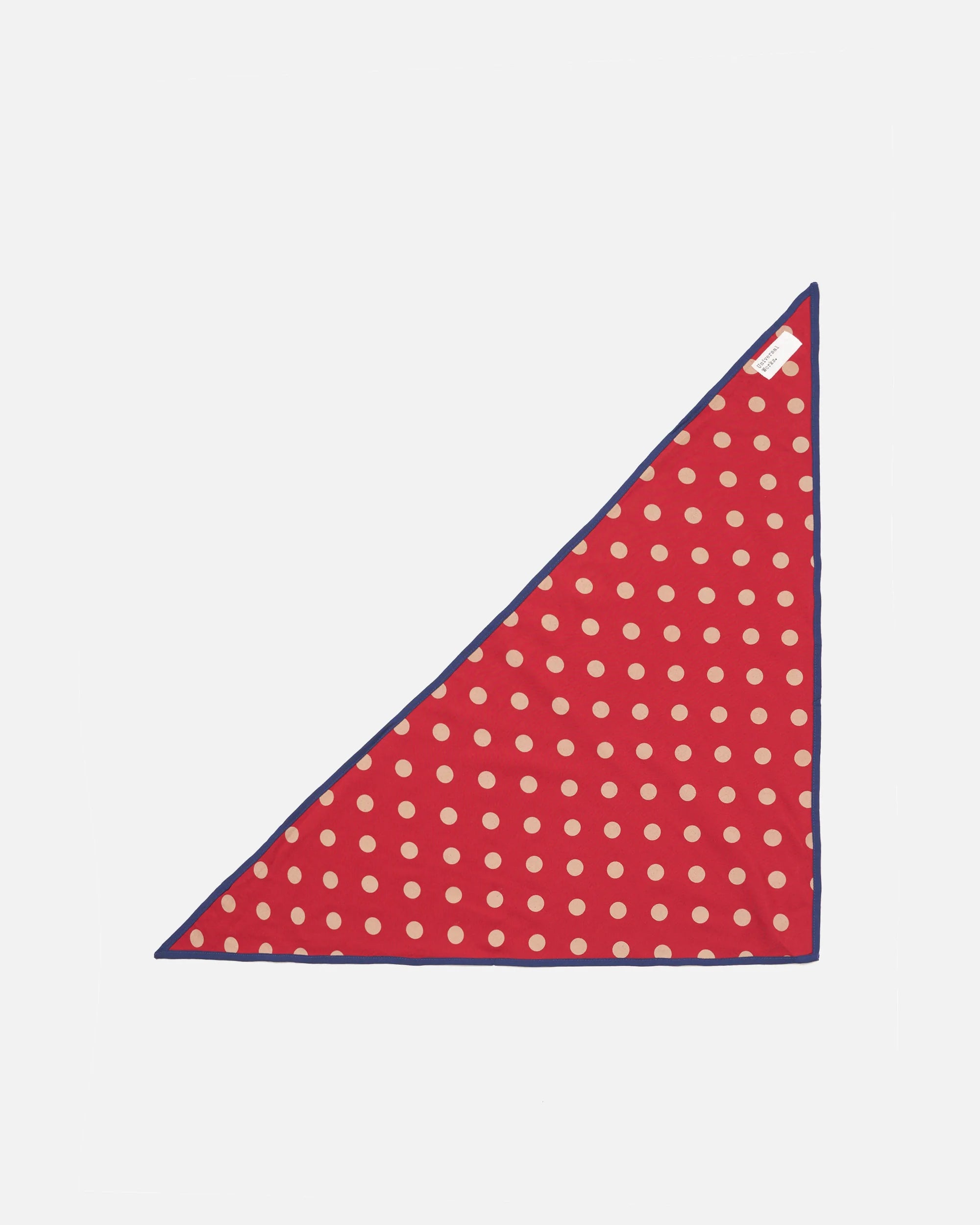 Scout Scarf - Red Bold Dot Print Rayon