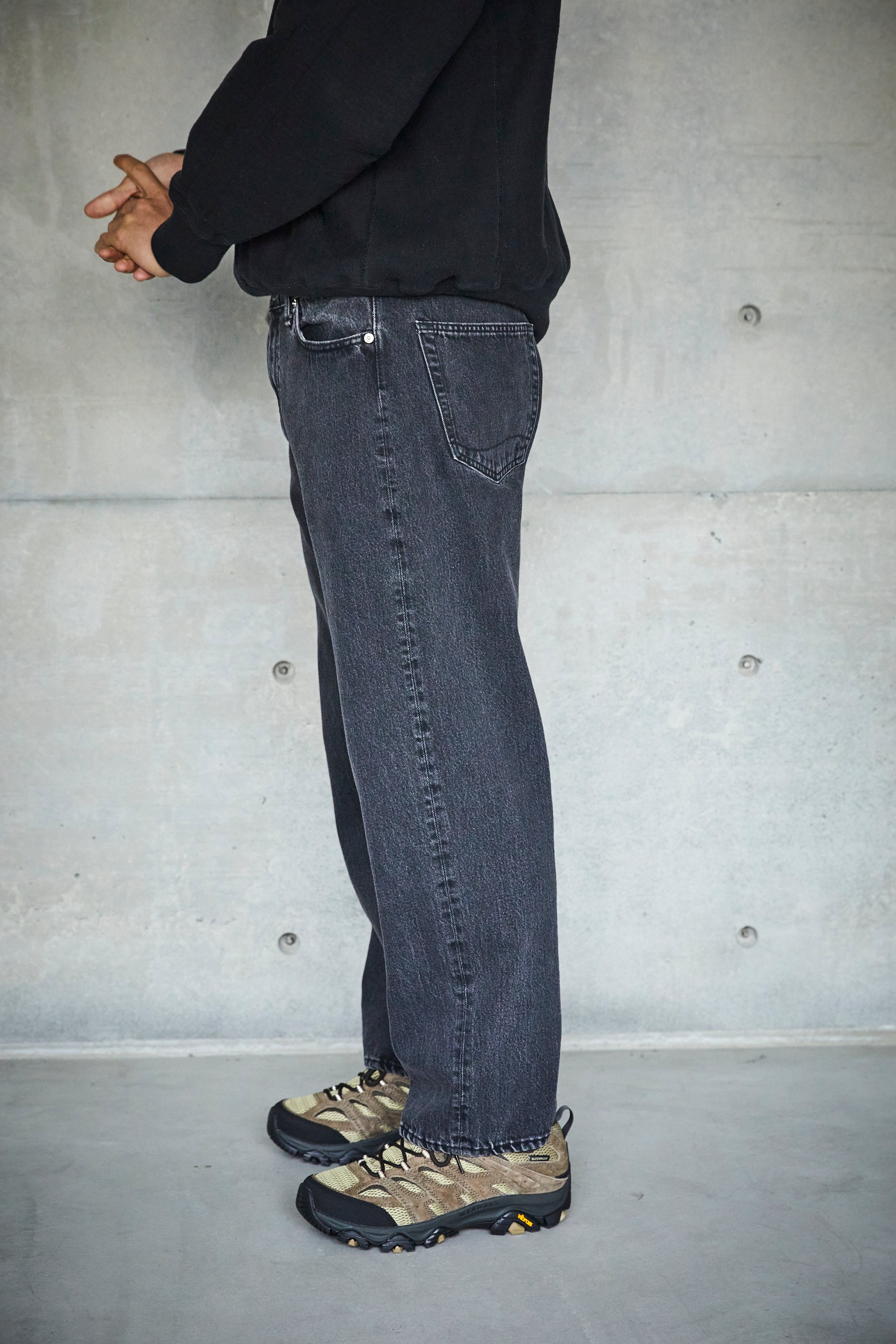 101 Dad's Fit - Black Denim Stone