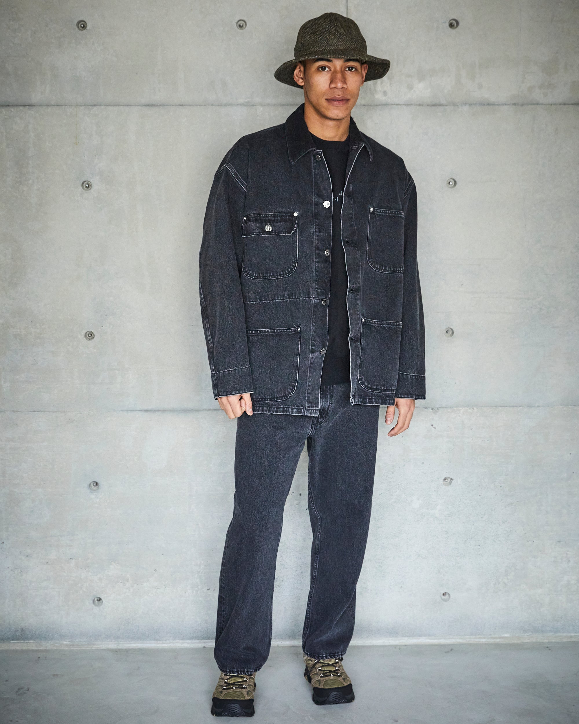 101 Dad's Fit - Black Denim Stone