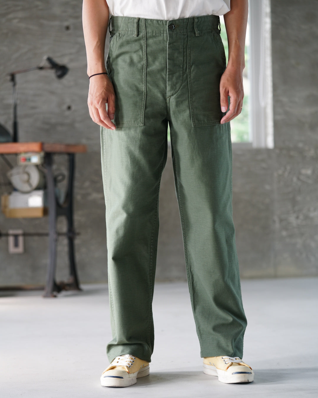 Regular Fit US Army Fatigue Pant - Green