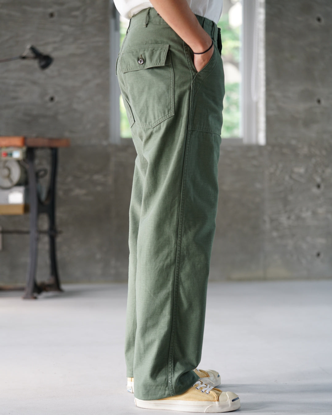 Regular Fit US Army Fatigue Pant - Green