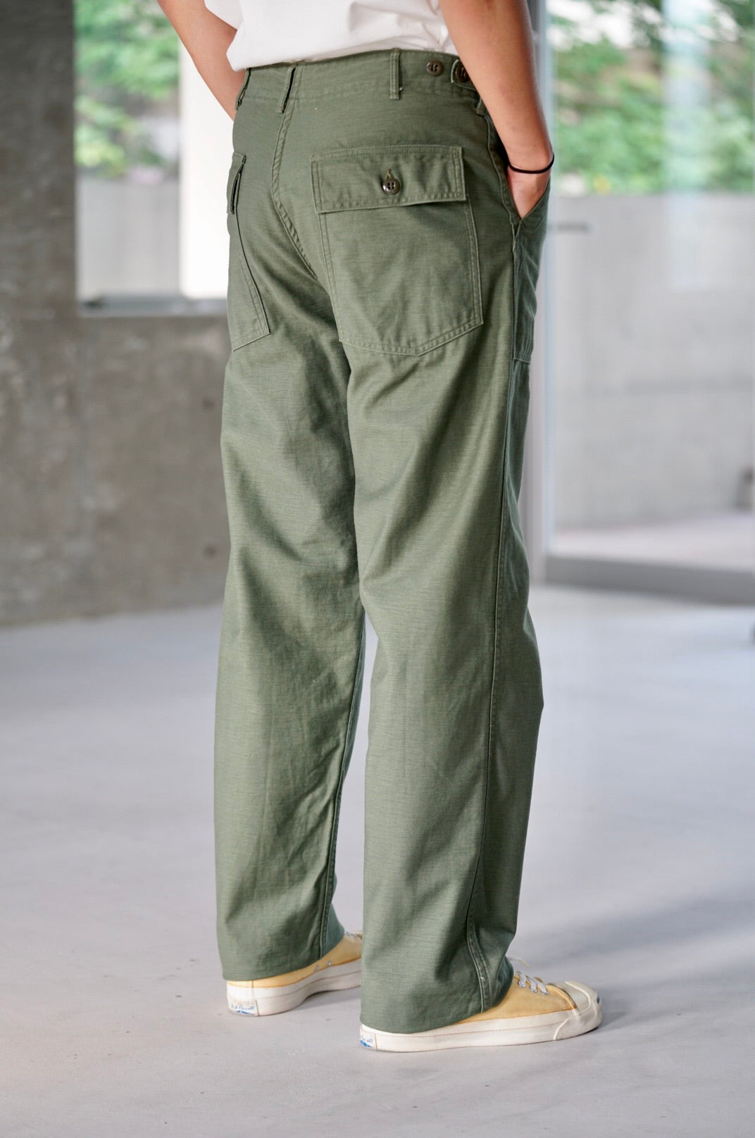 Regular Fit US Army Fatigue Pant - Green