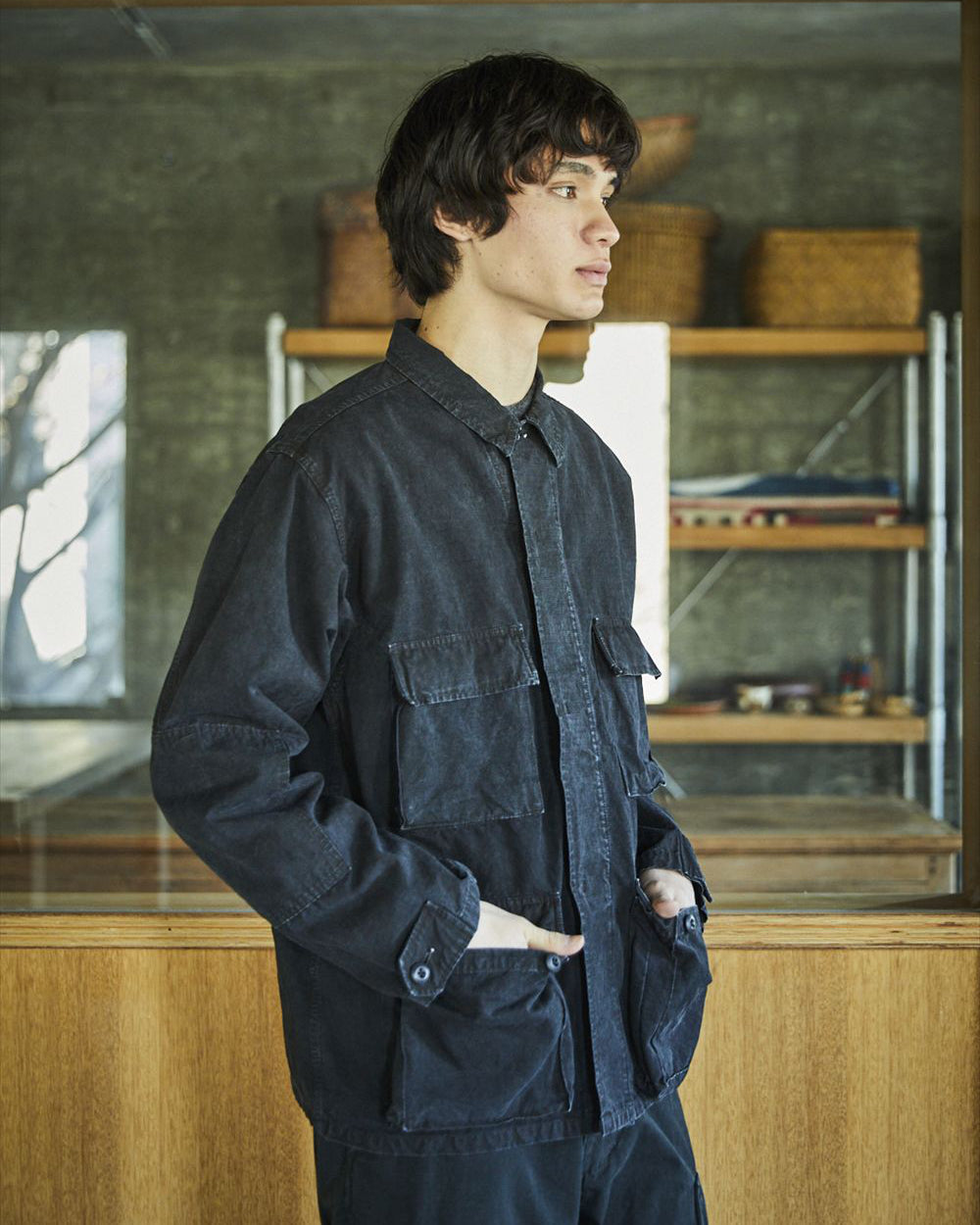 B.D.U Jacket - Stone Washed Black