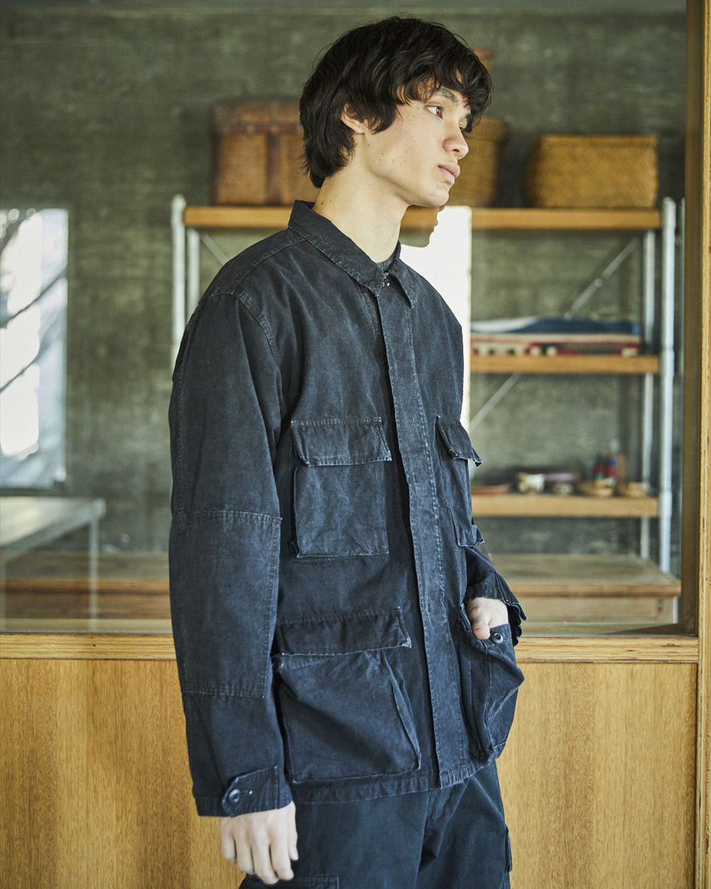 B.D.U Jacket - Stone Washed Black