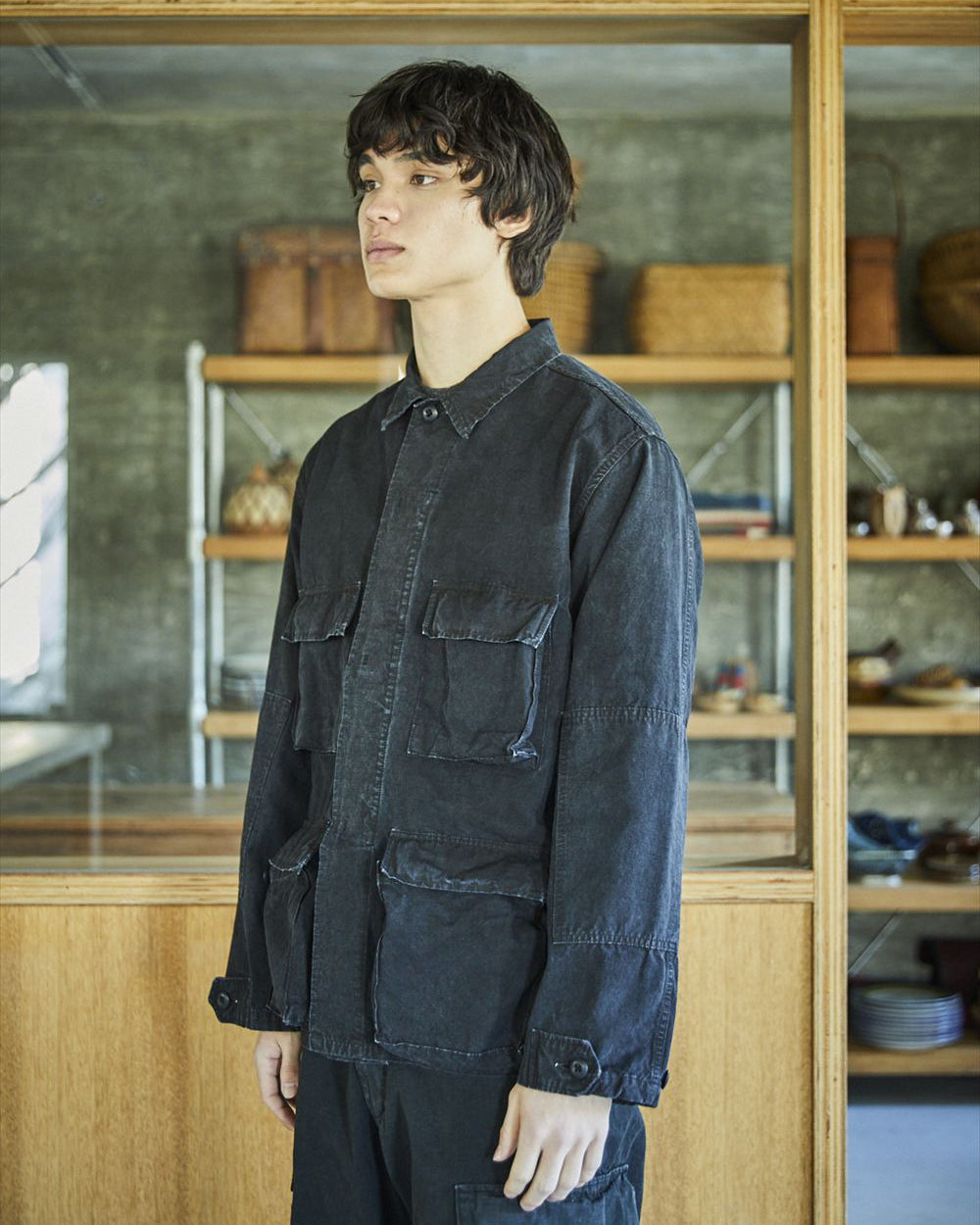 B.D.U Jacket - Stone Washed Black