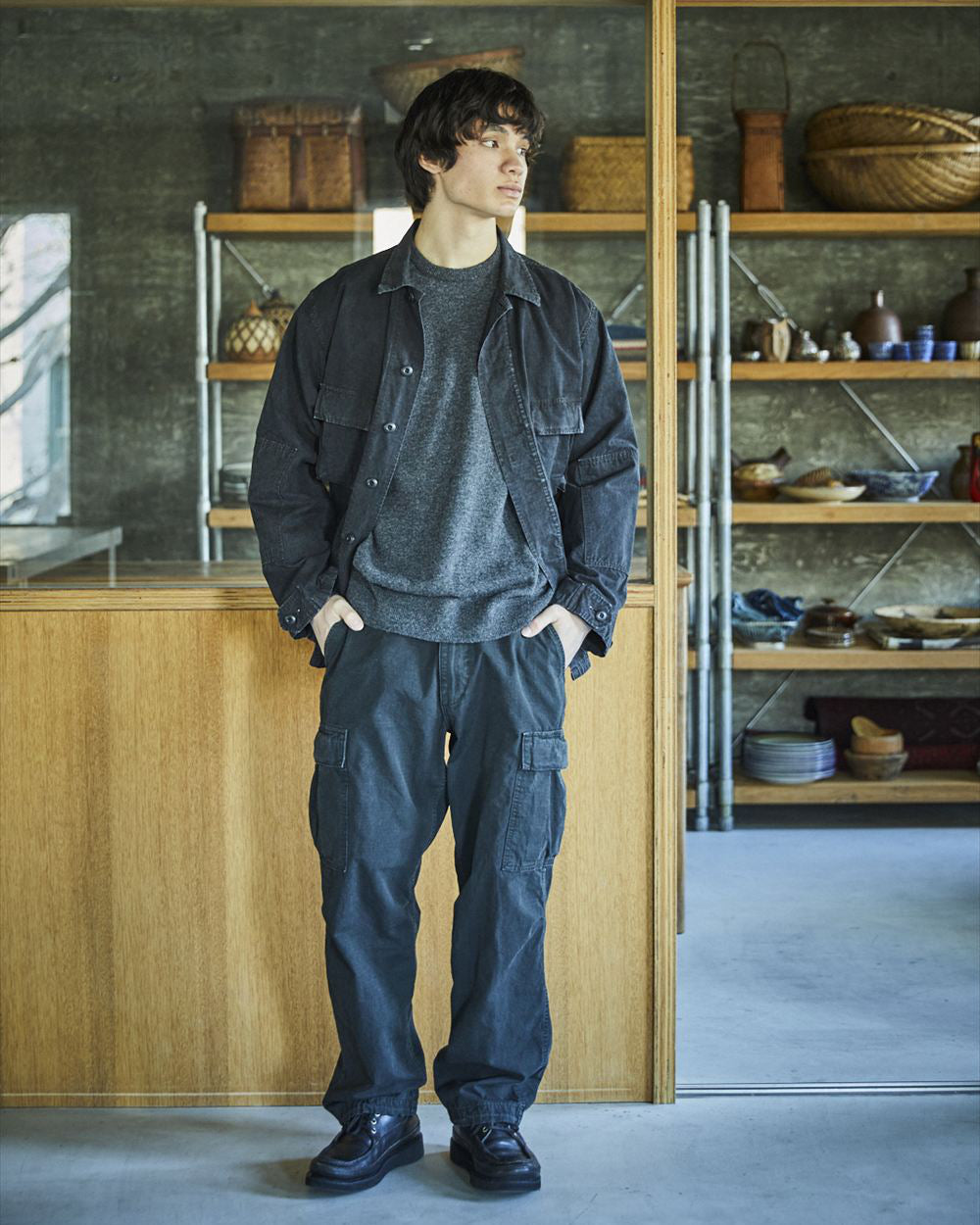 B.D.U Jacket - Stone Washed Black