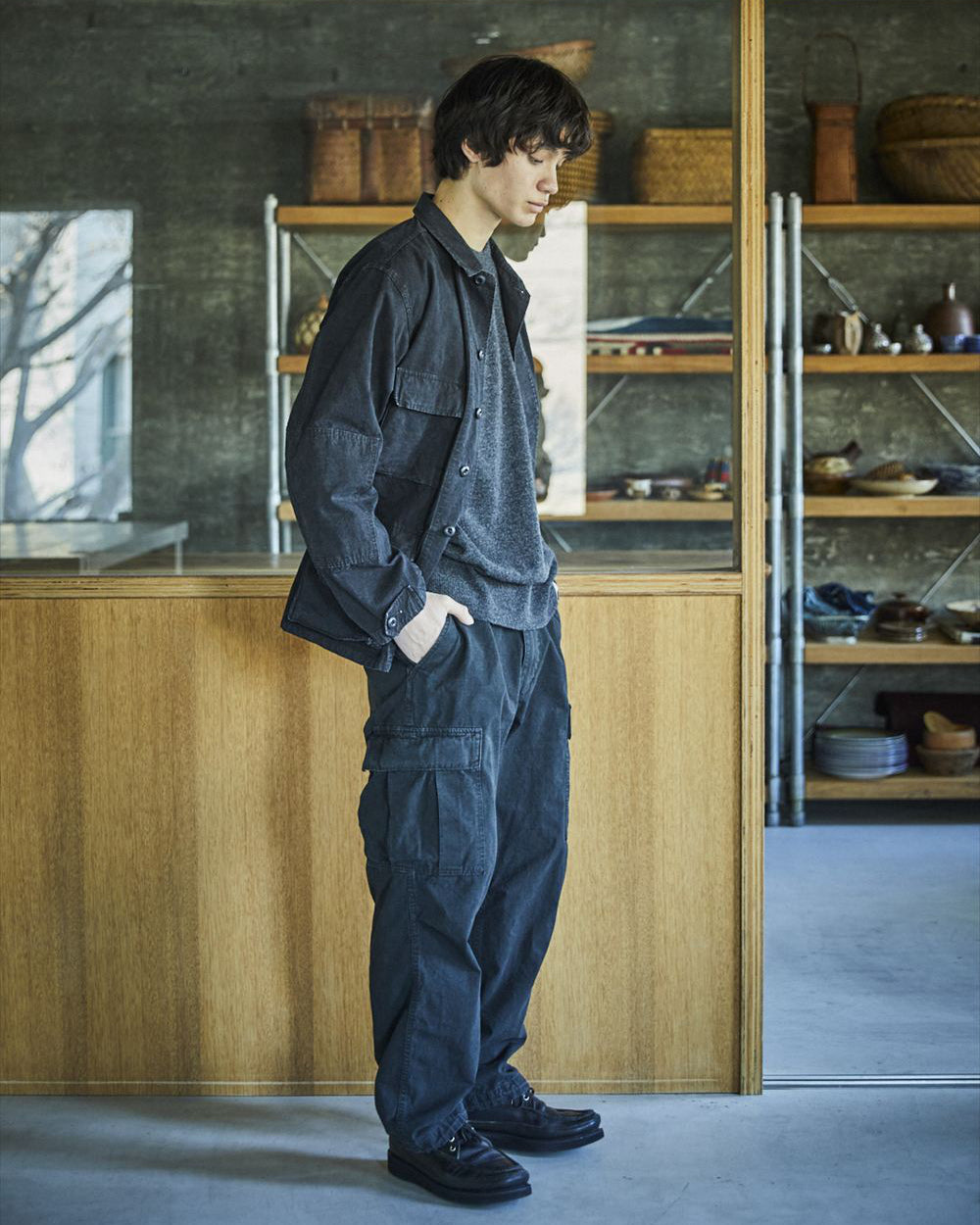 B.D.U Jacket - Stone Washed Black