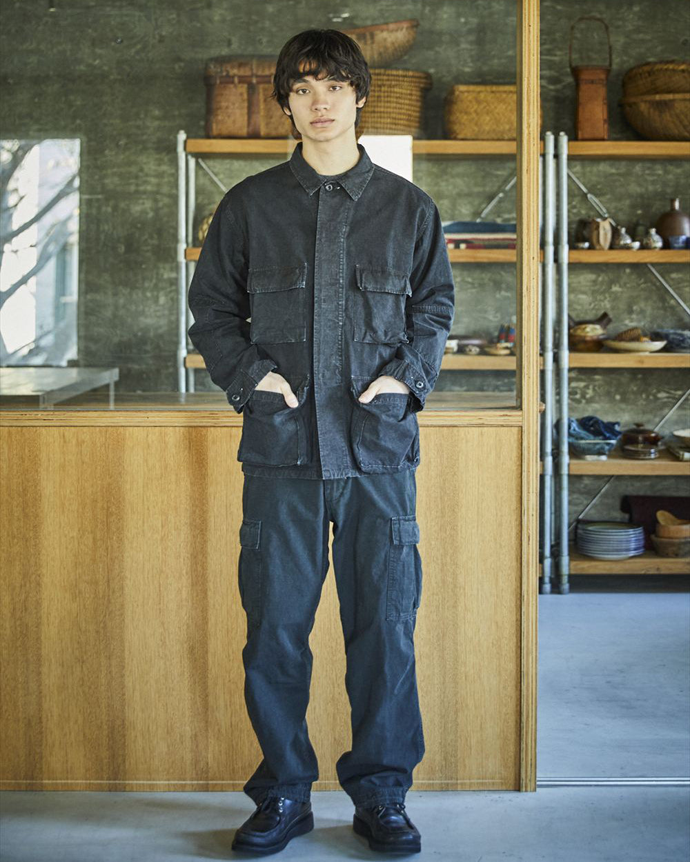 B.D.U Jacket - Stone Washed Black