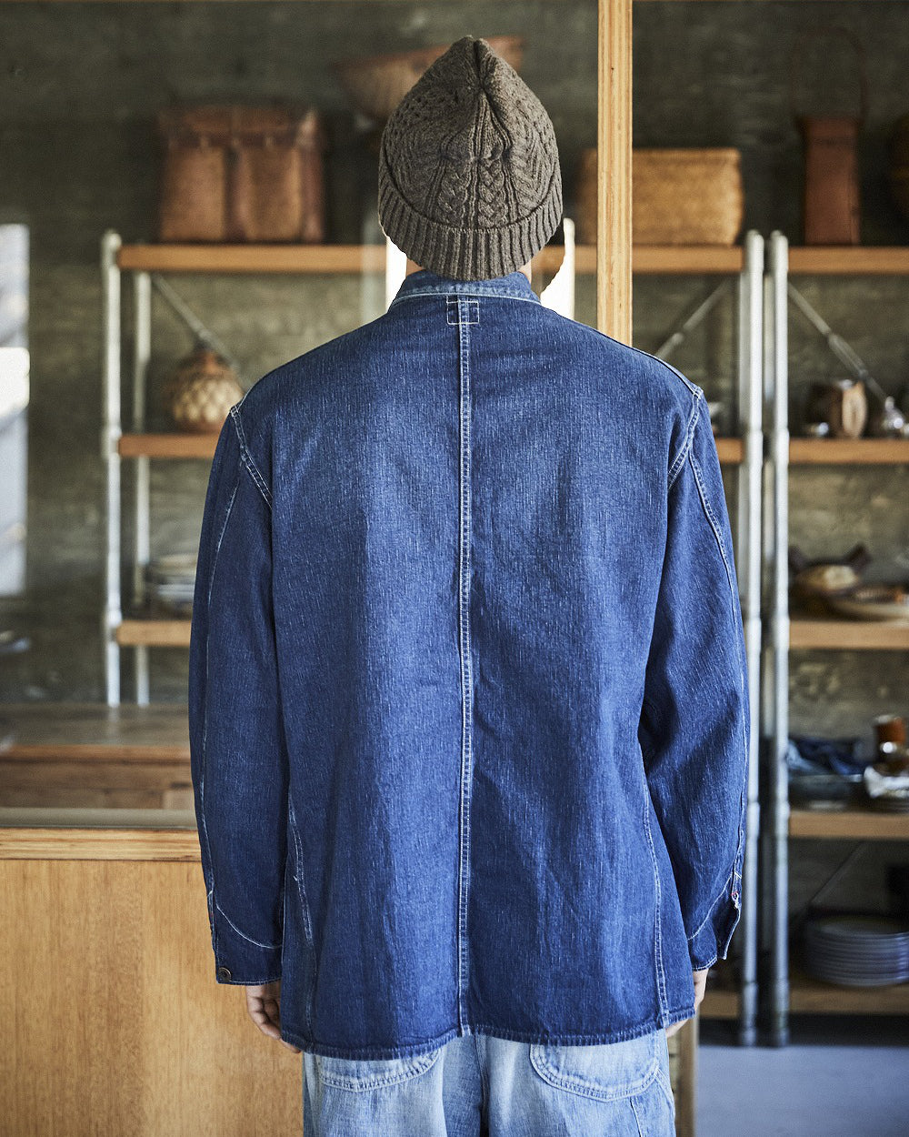 WWII Simplified Denim Coverall - Vintage Indigo