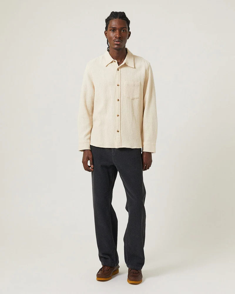 Pigment Dyed Waffle LS - Natural