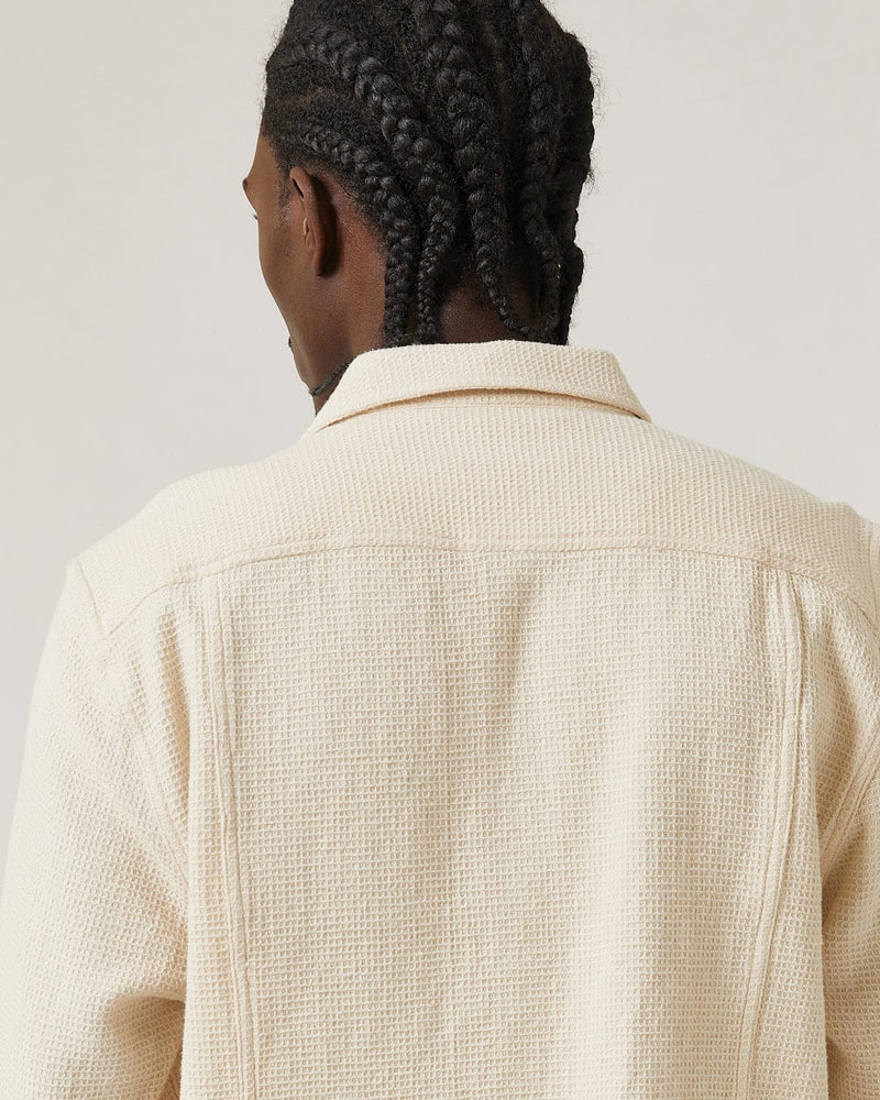Pigment Dyed Waffle LS - Natural