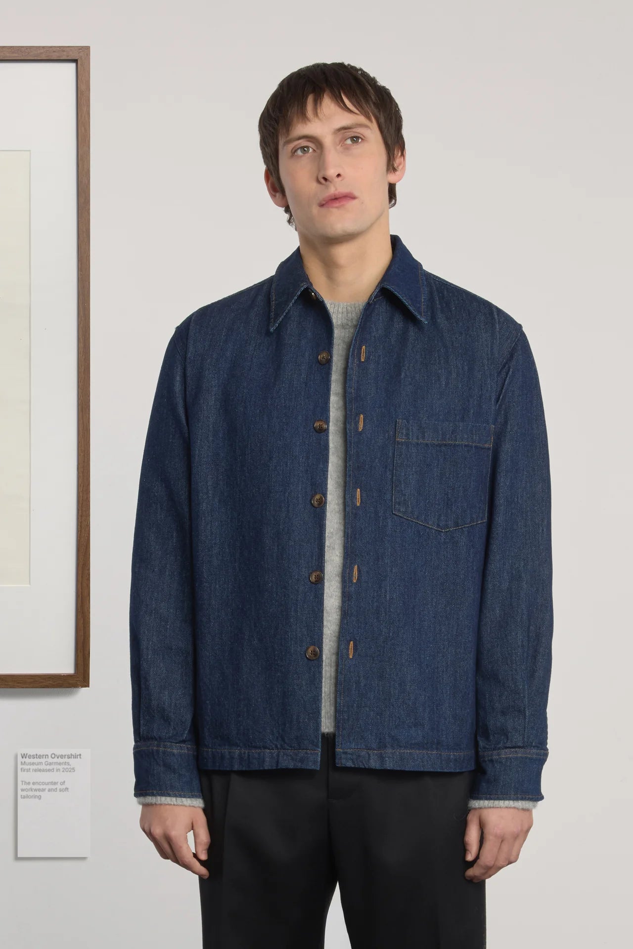 Western Shirt - Denim Brut