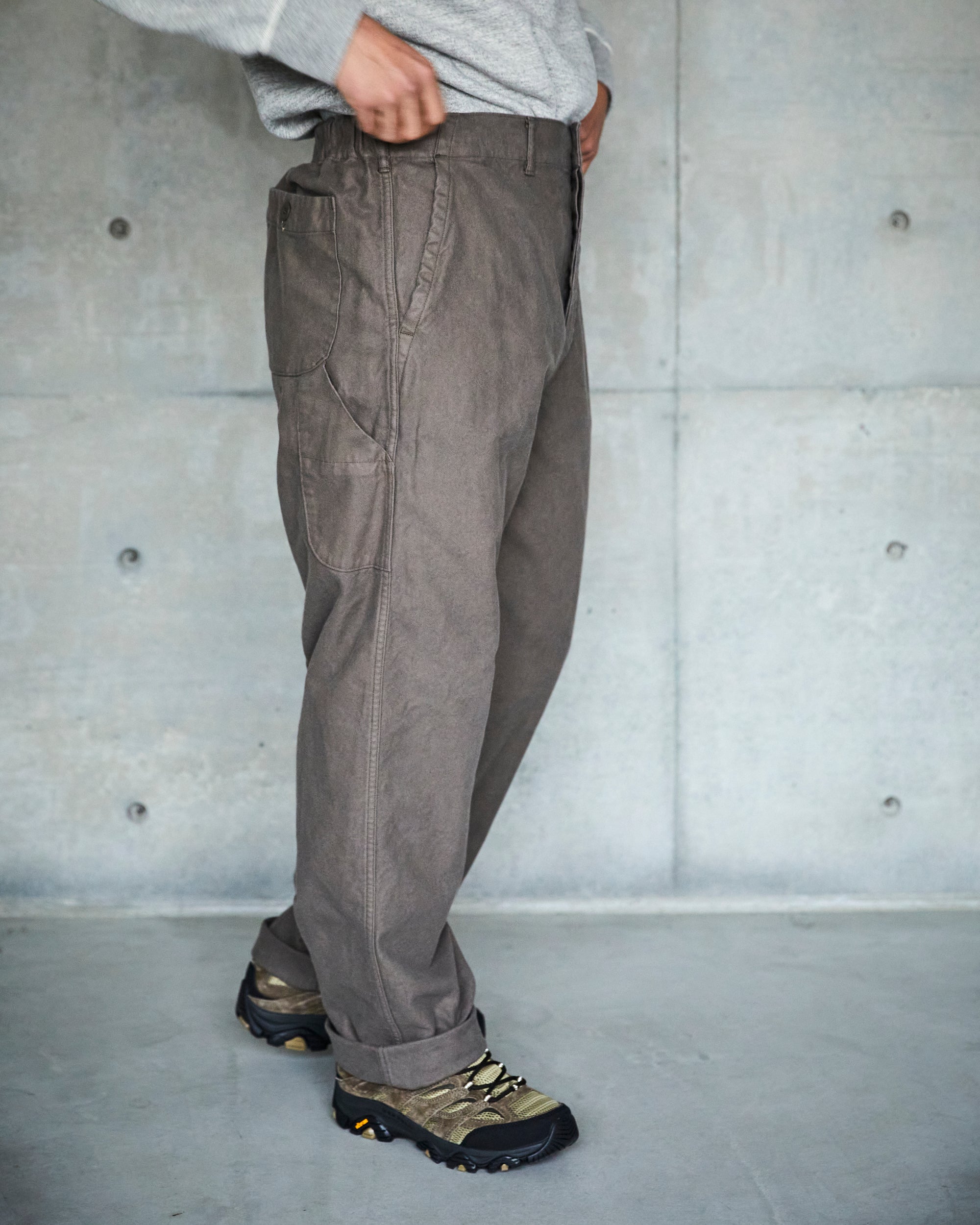French Work Pants - Rose Grey