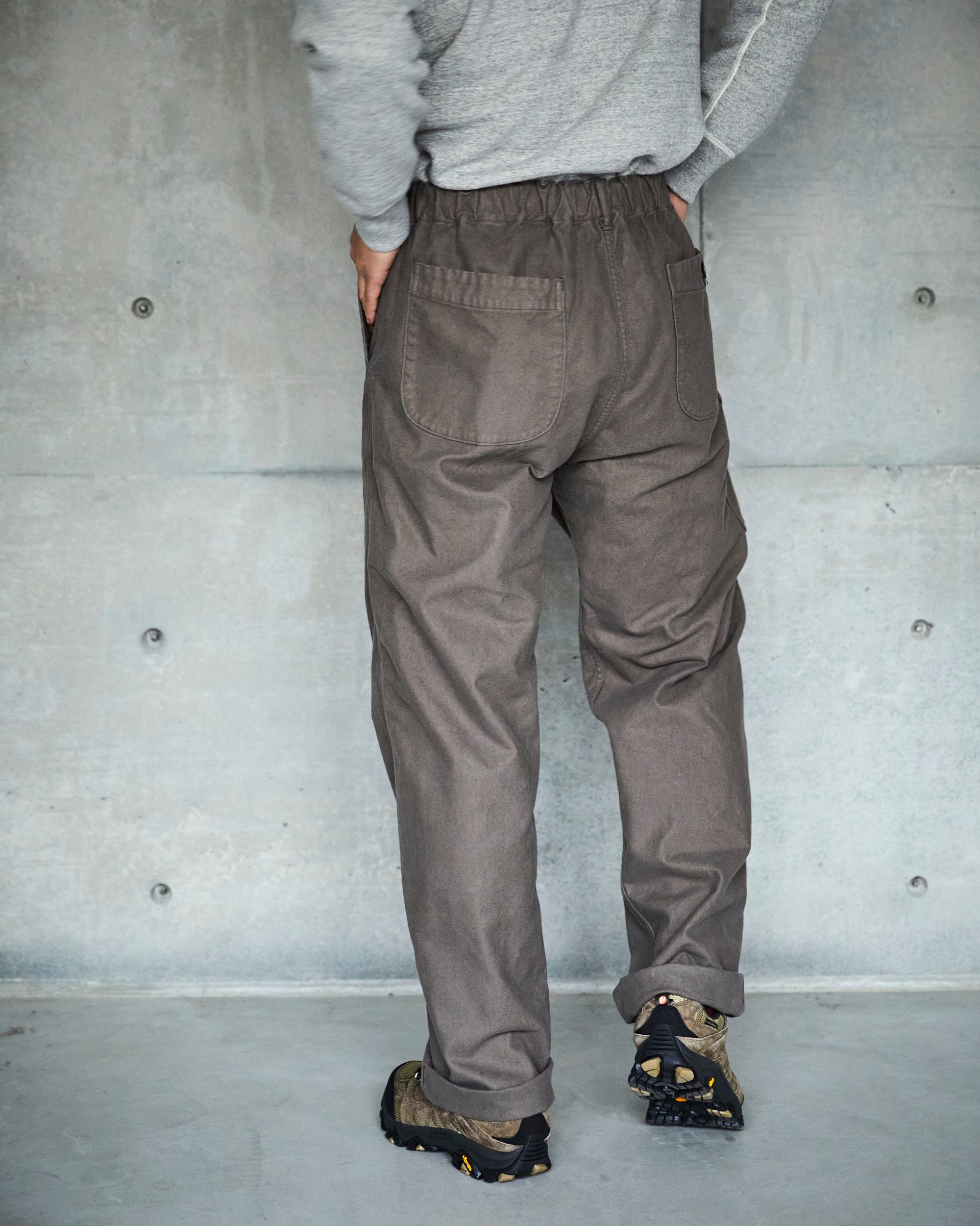 French Work Pants - Rose Grey