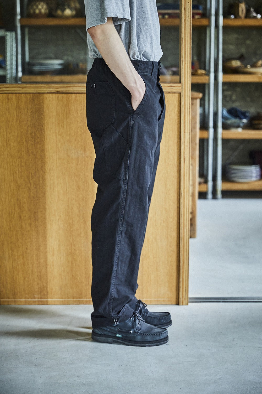 French Work Pants - Black