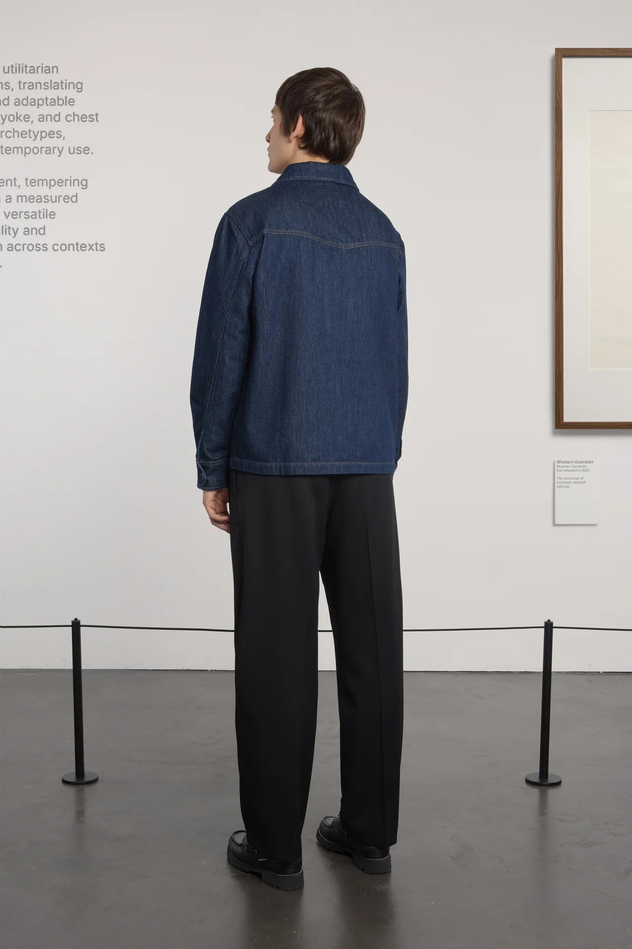 Western Shirt - Denim Brut