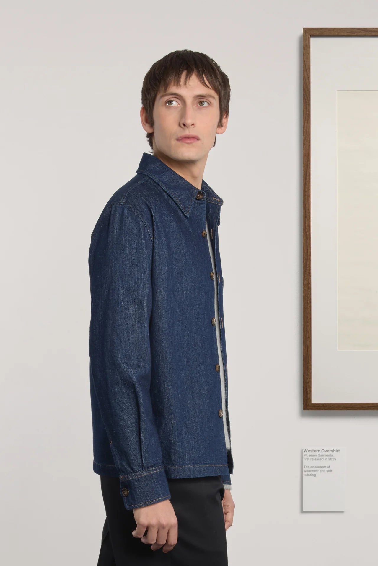 Western Shirt - Denim Brut