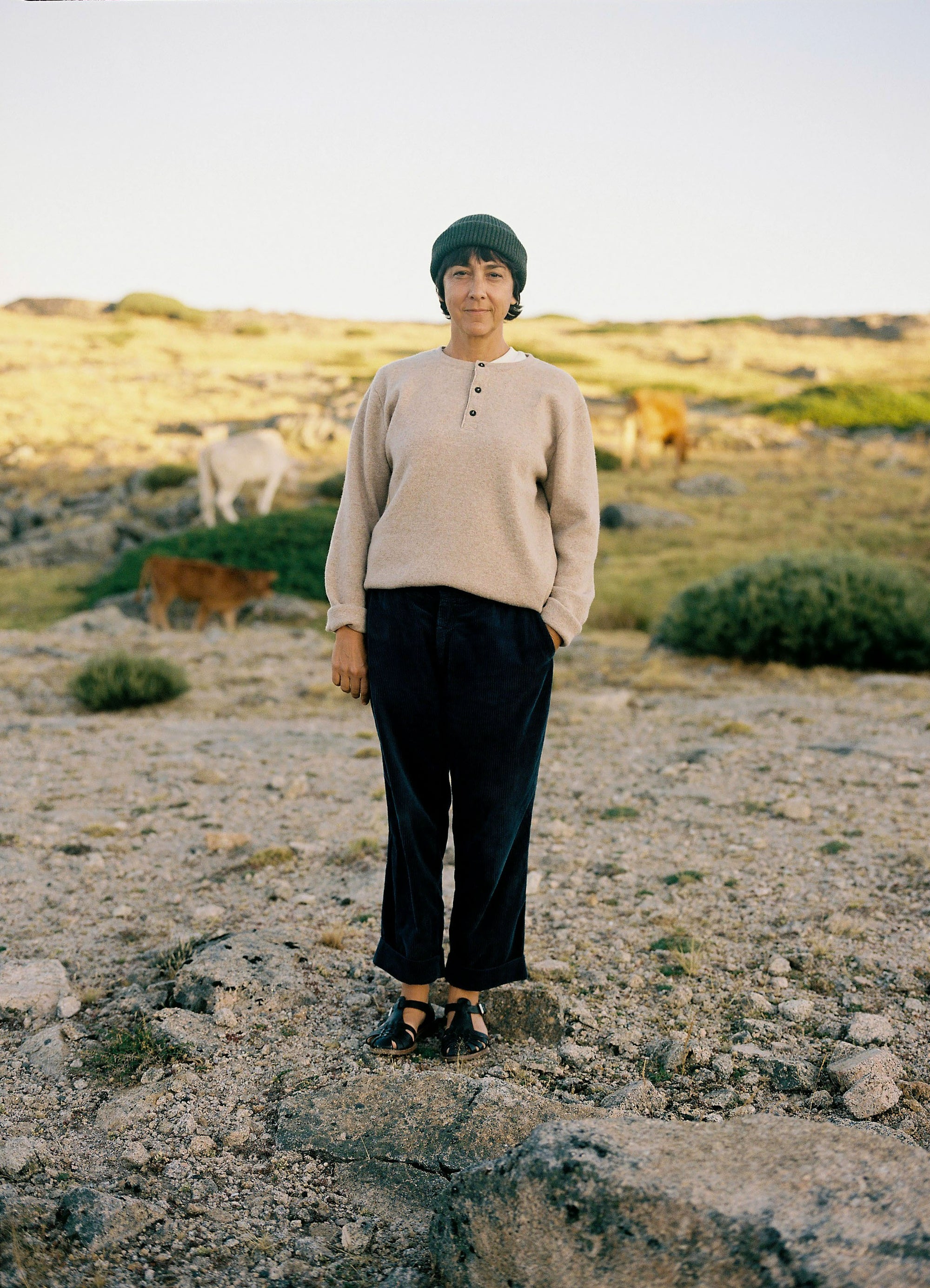 Woolen Henley - Dust