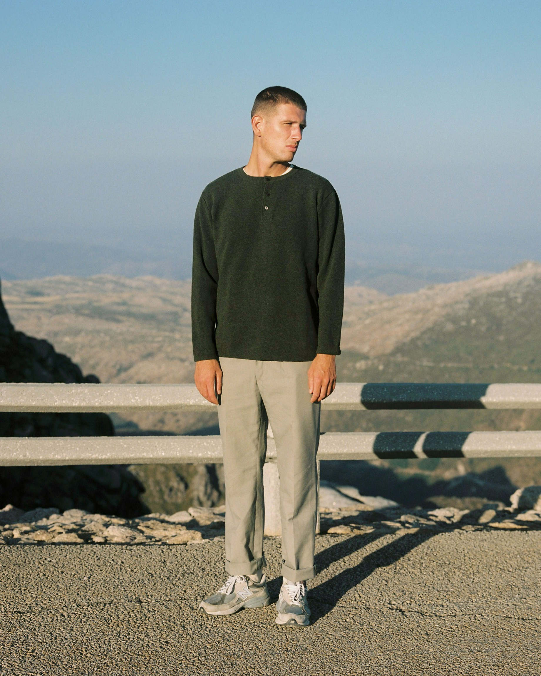 Woolen Henley - Khaki