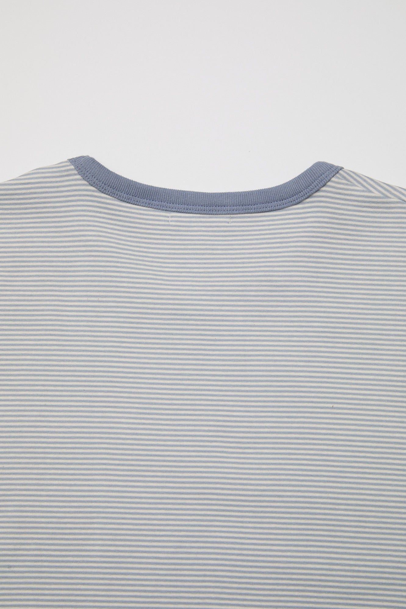 Stripe Ringer T-shirt - Light Blue