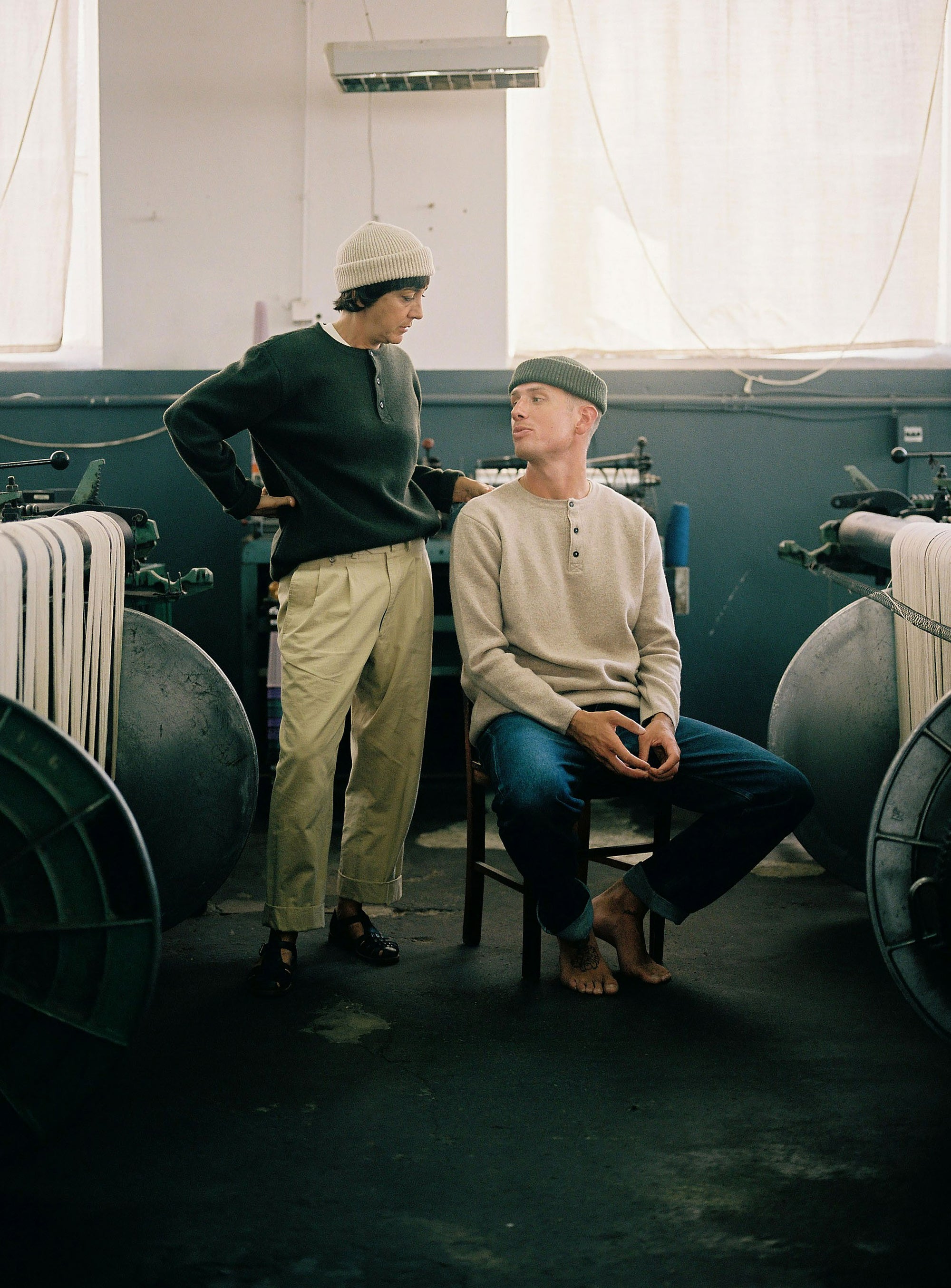 Woolen Henley - Dust