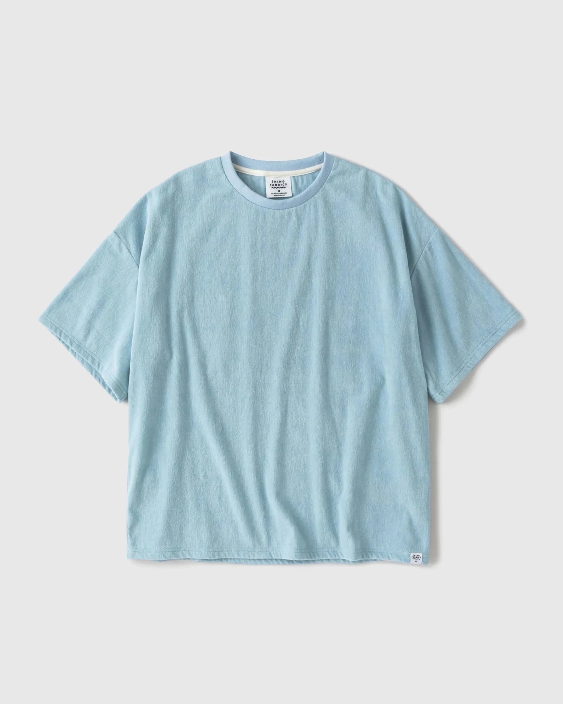 1mm Pile T-shirt - Milky Blue