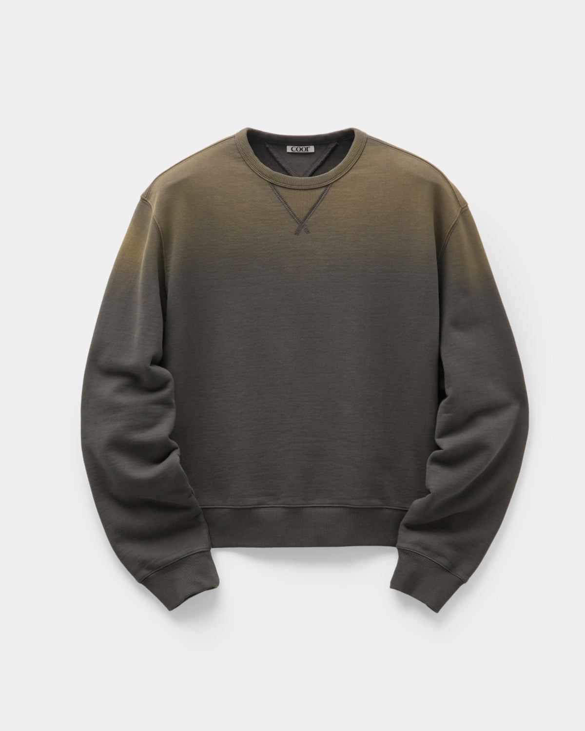 Panelled Crewneck Sweatshirt - Vintage Blue