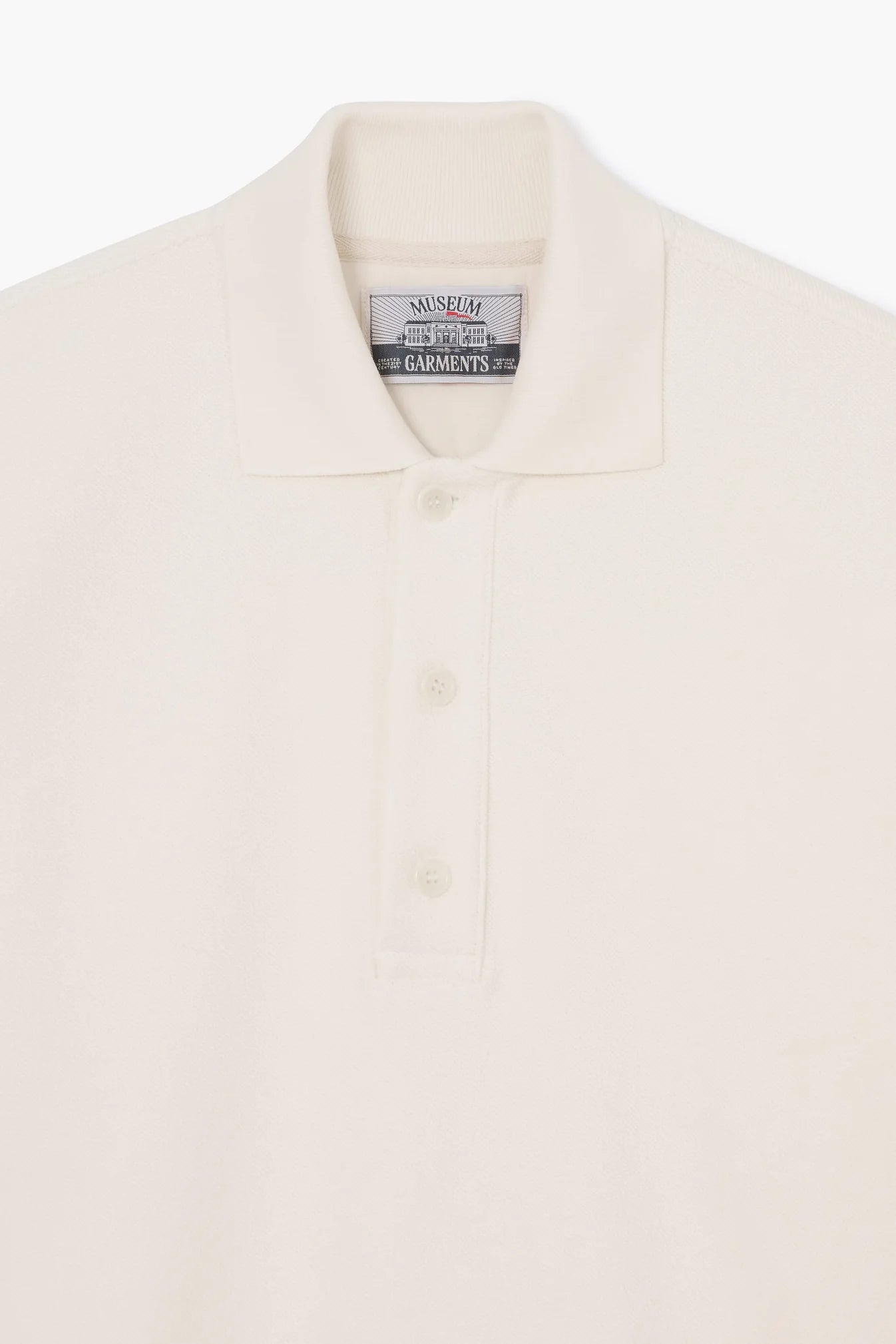Reversed Polo Sweatshirt - Natural