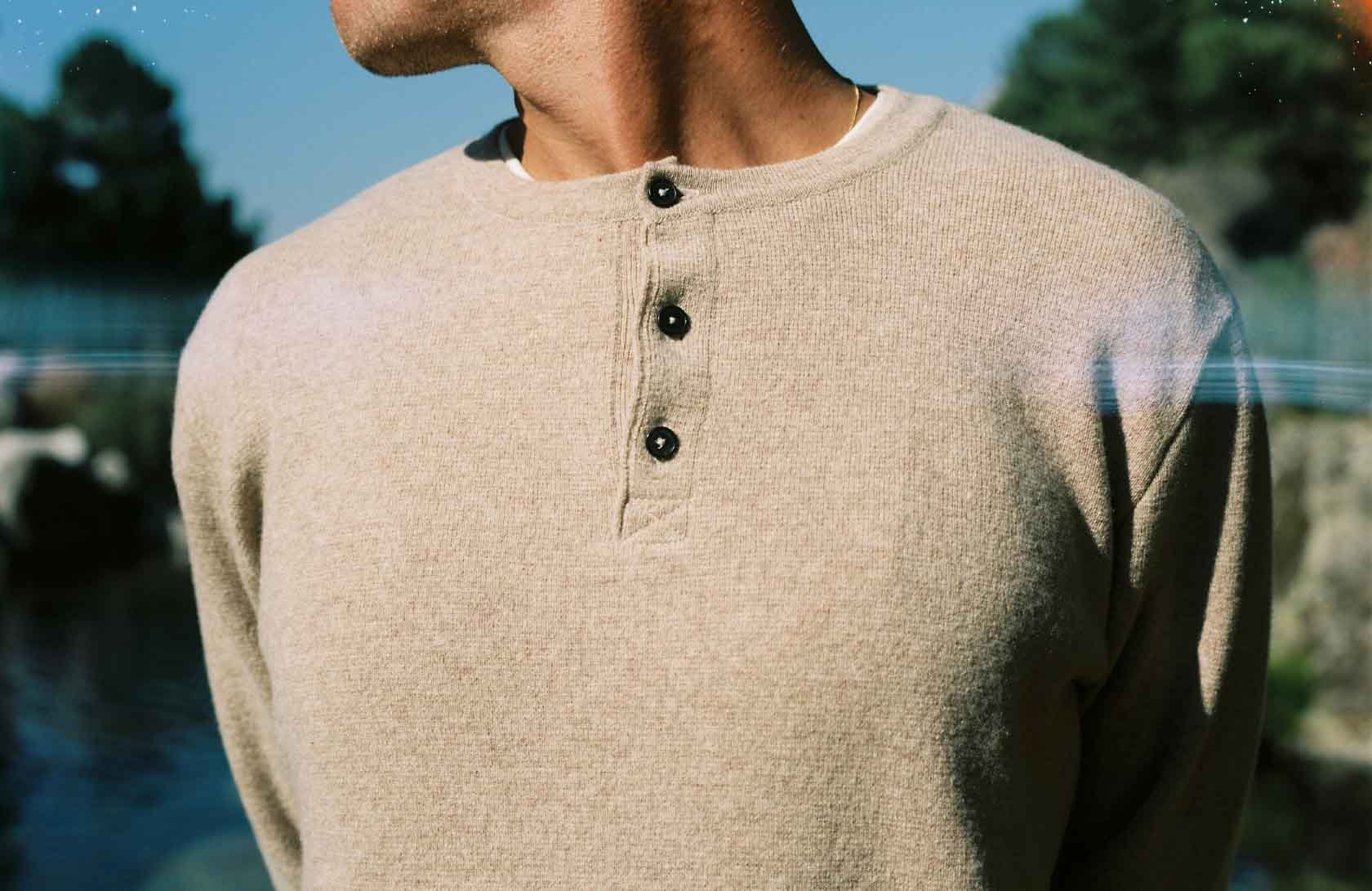 Woolen Henley - Dust