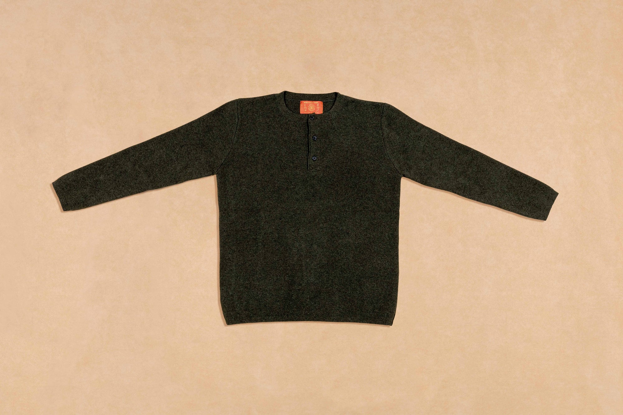 Woolen Henley - Khaki