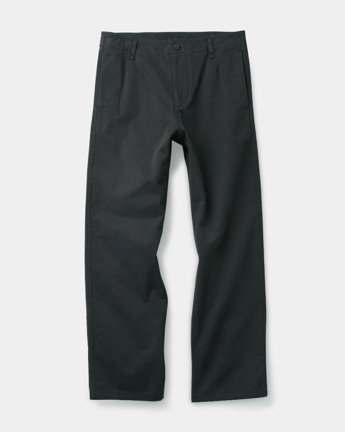 Relaxed Cotton Washed Chino Pants - Dark Navy