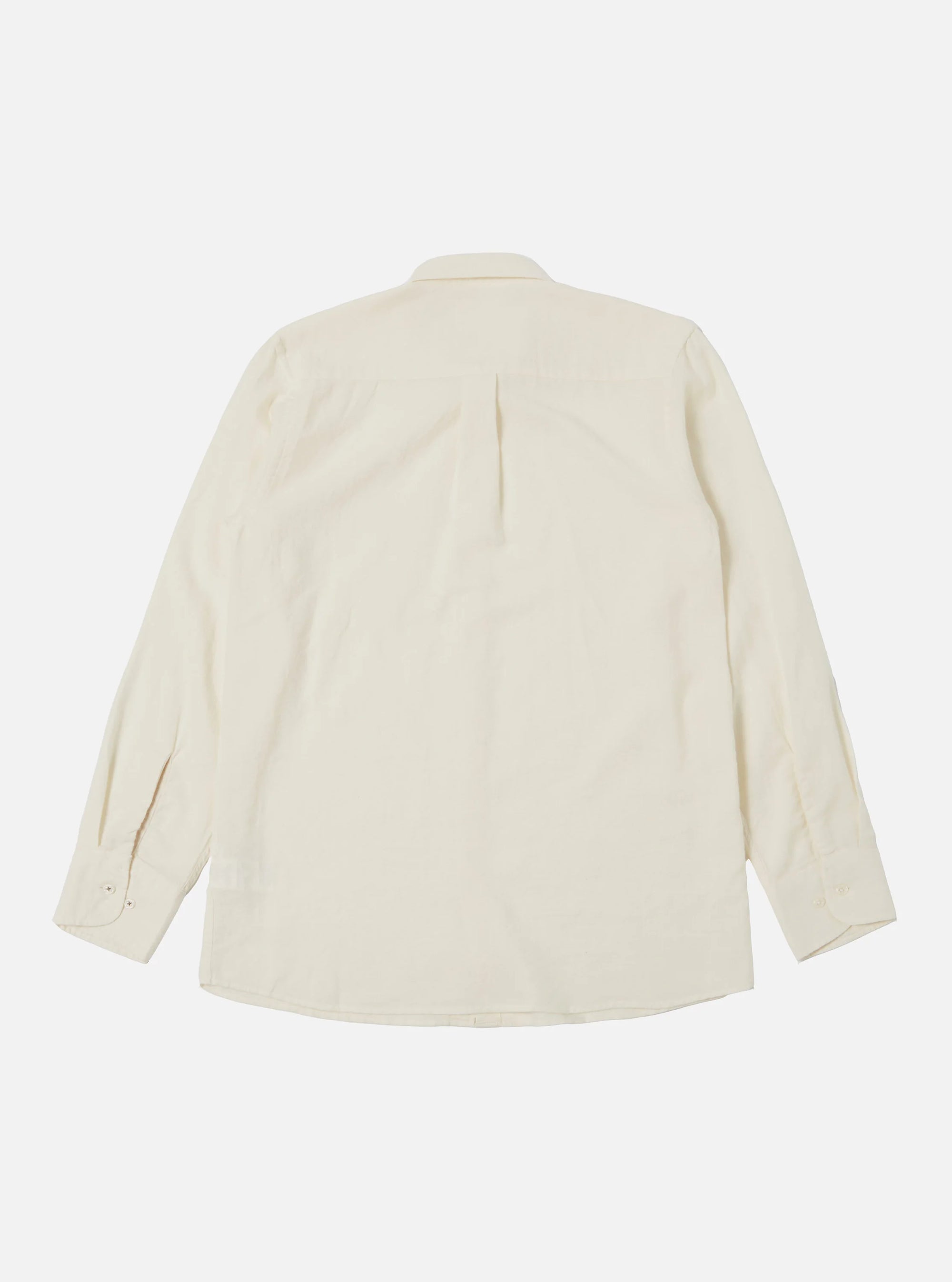 Brushed Cotton Wool Daybrook Shirt - Ecru