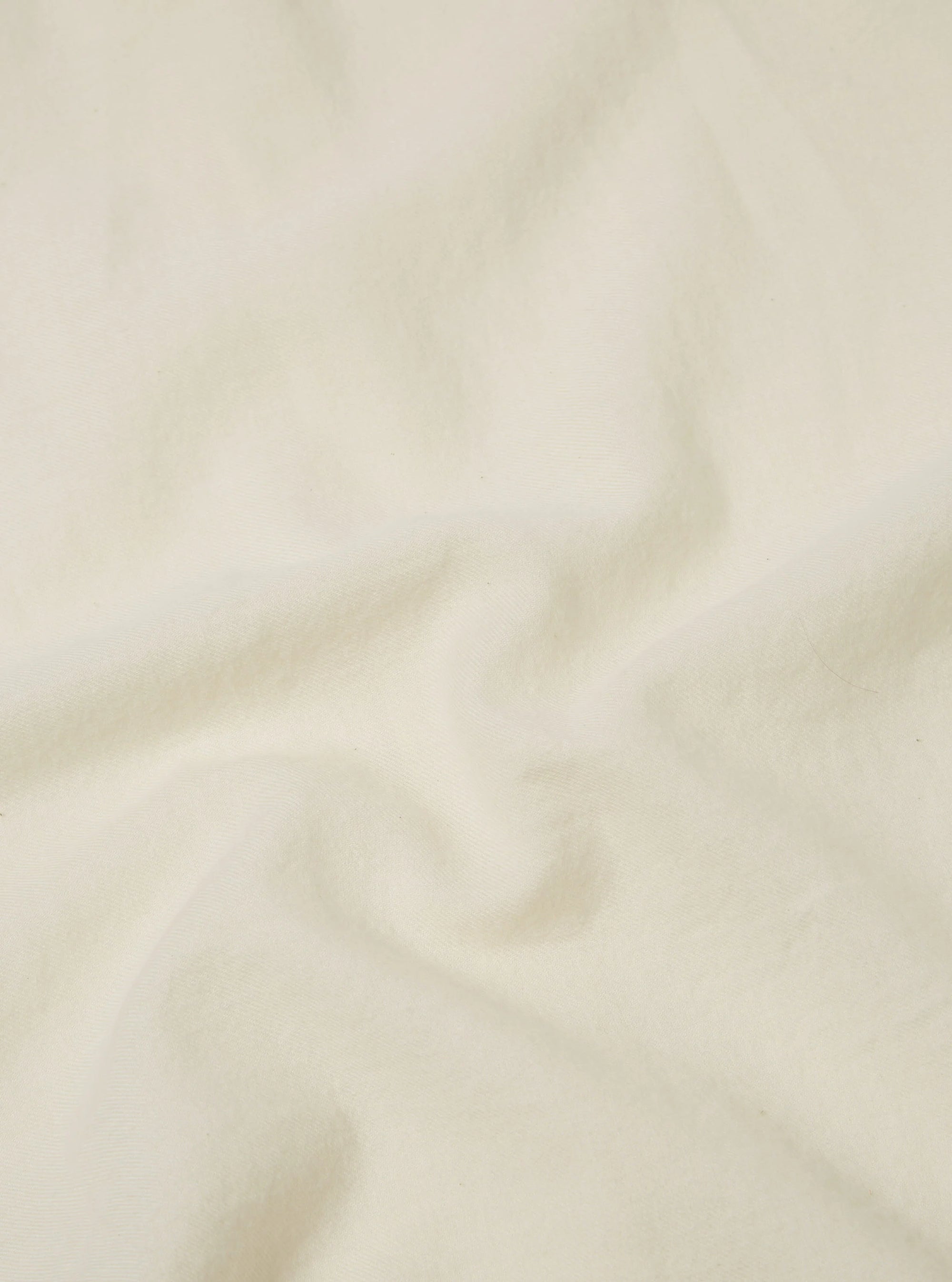Brushed Cotton Wool Daybrook Shirt - Ecru