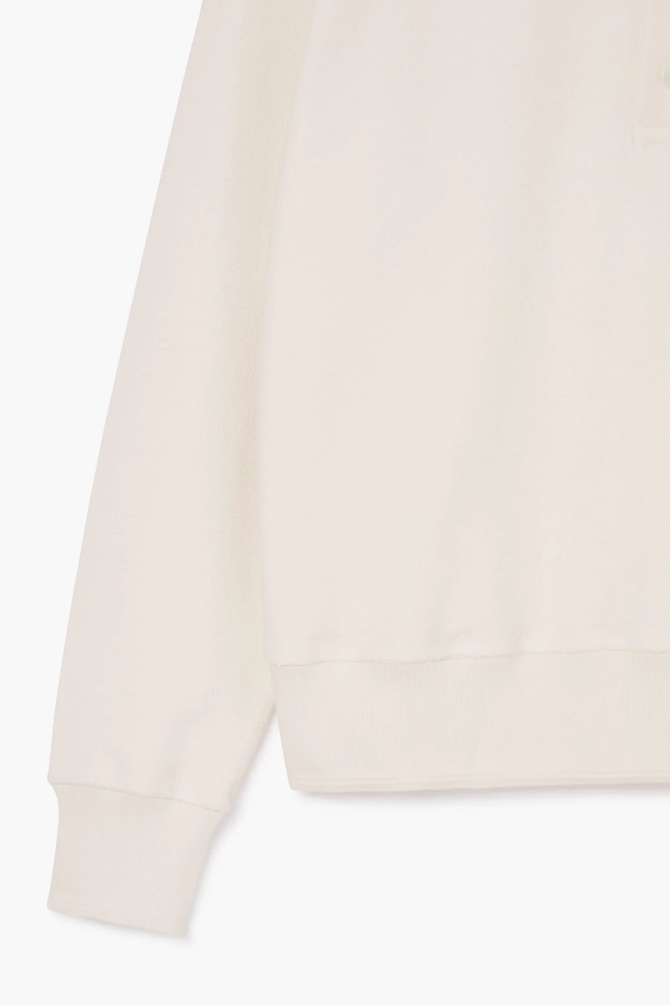 Reversed Polo Sweatshirt - Natural