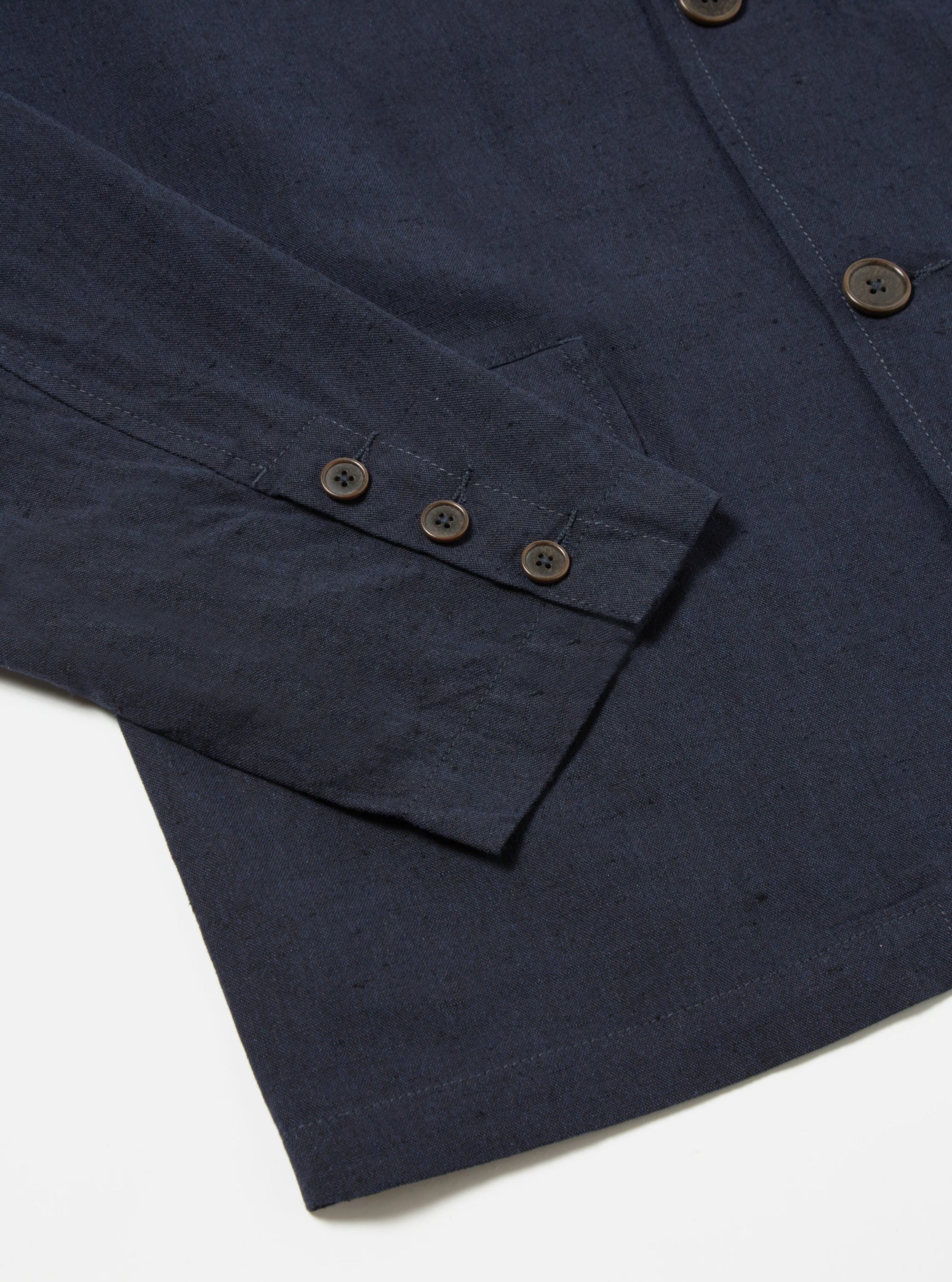 Capitol Jacket In Lord Cotton Linen - Navy