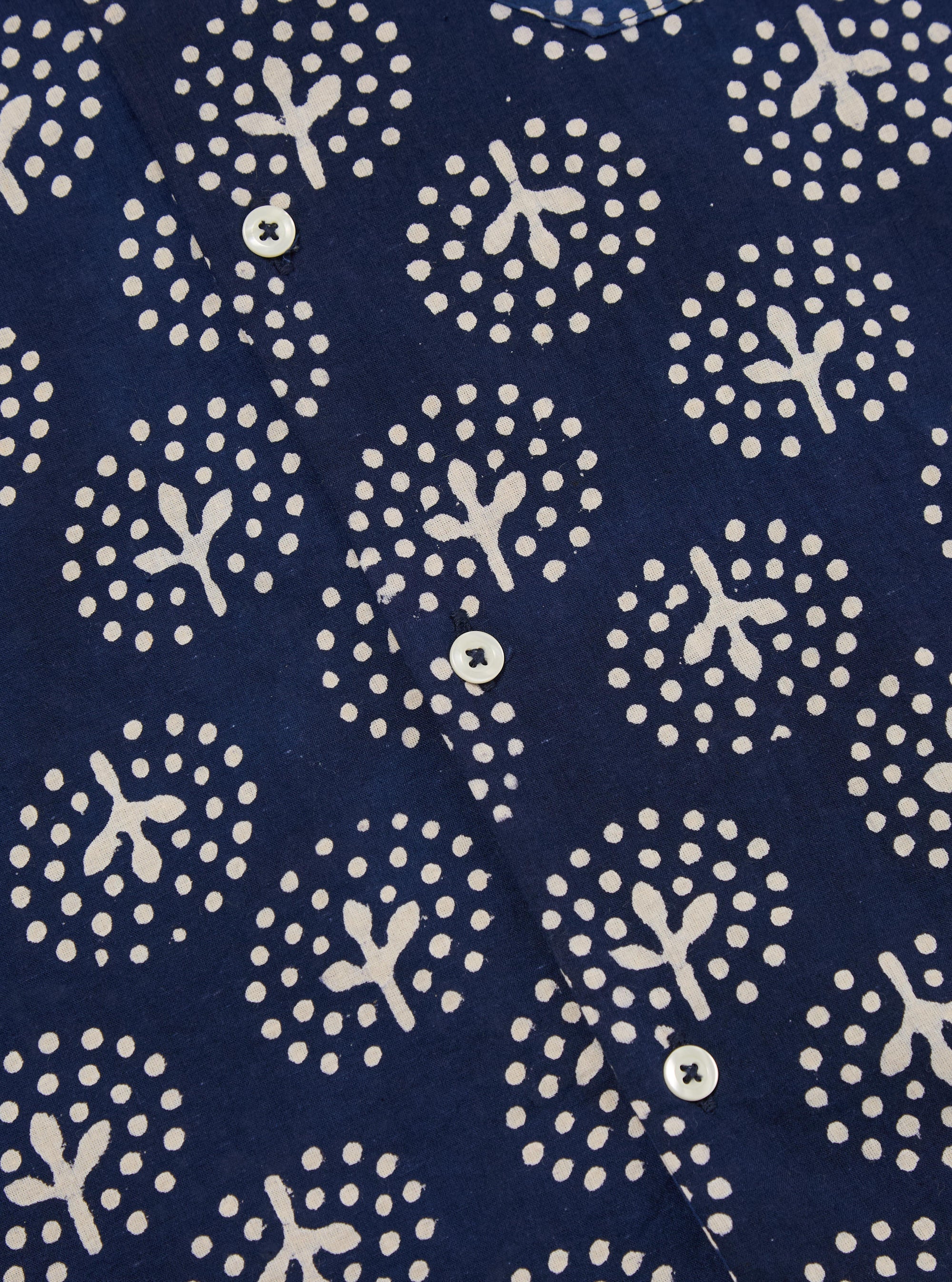 Road Shirt - Navy Magic Circle Print